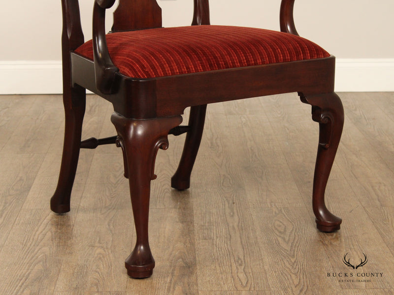 Stickley Colonial Willamsburg Set of Ten Mahogany Dining Chairs