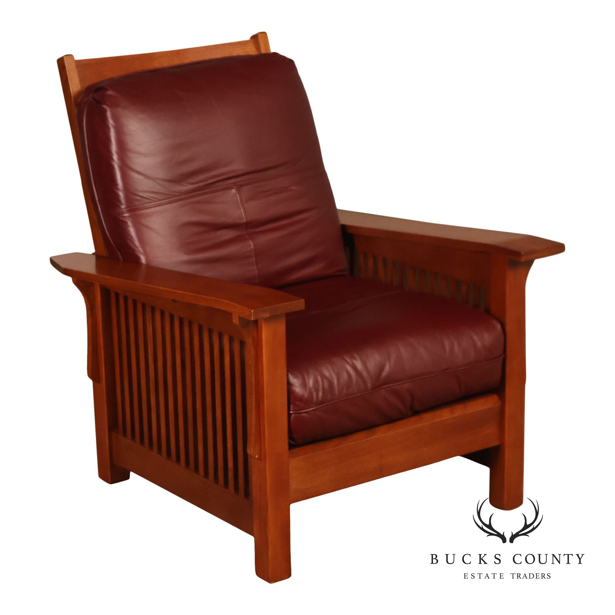 Bassett Furniture Mission Style Oak Morris Chair
