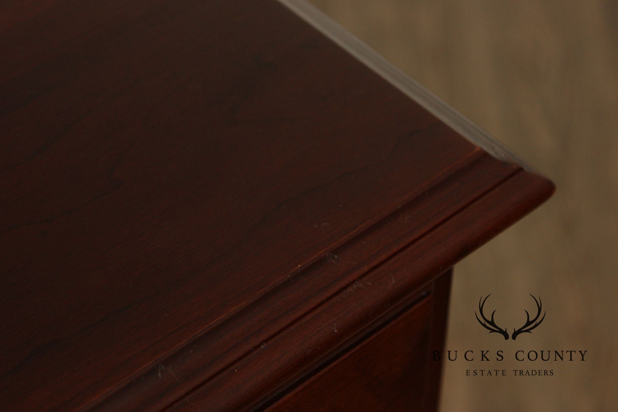 Statton Solid Cherry Executive Desk Credenza