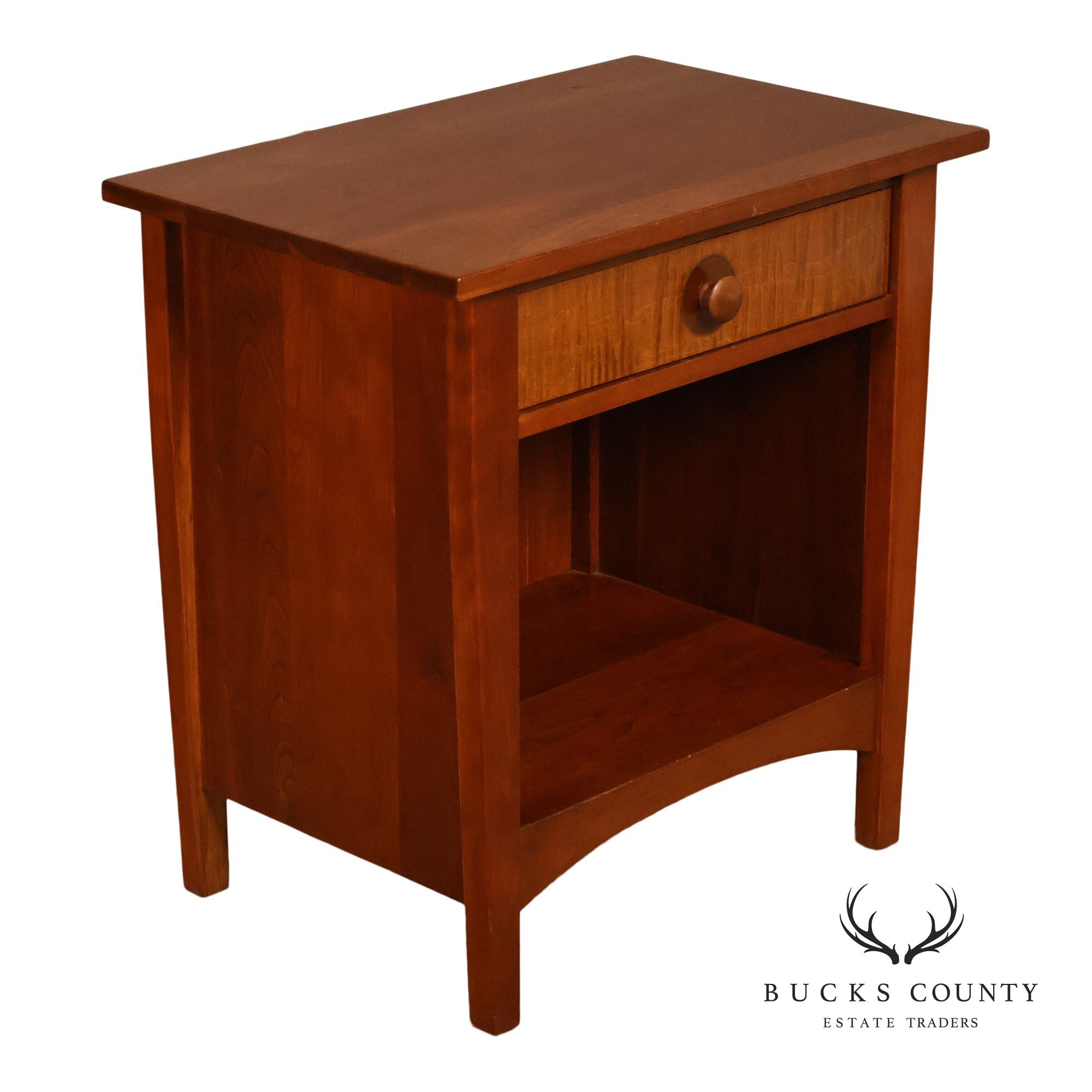 Stickley Harvey Ellis Cherry Open Nightstand