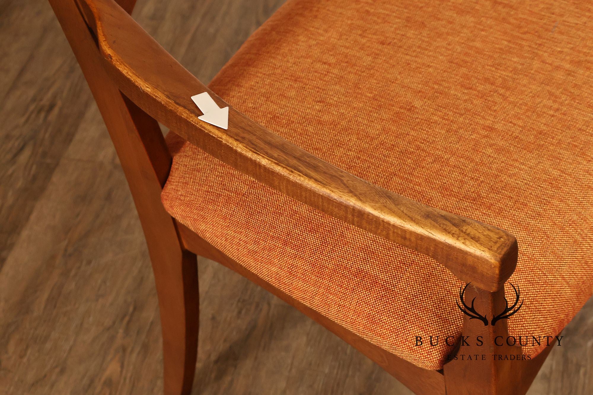 Lane Rhythm Mid Century Modern Set Of Six Walnut Dining Chairs