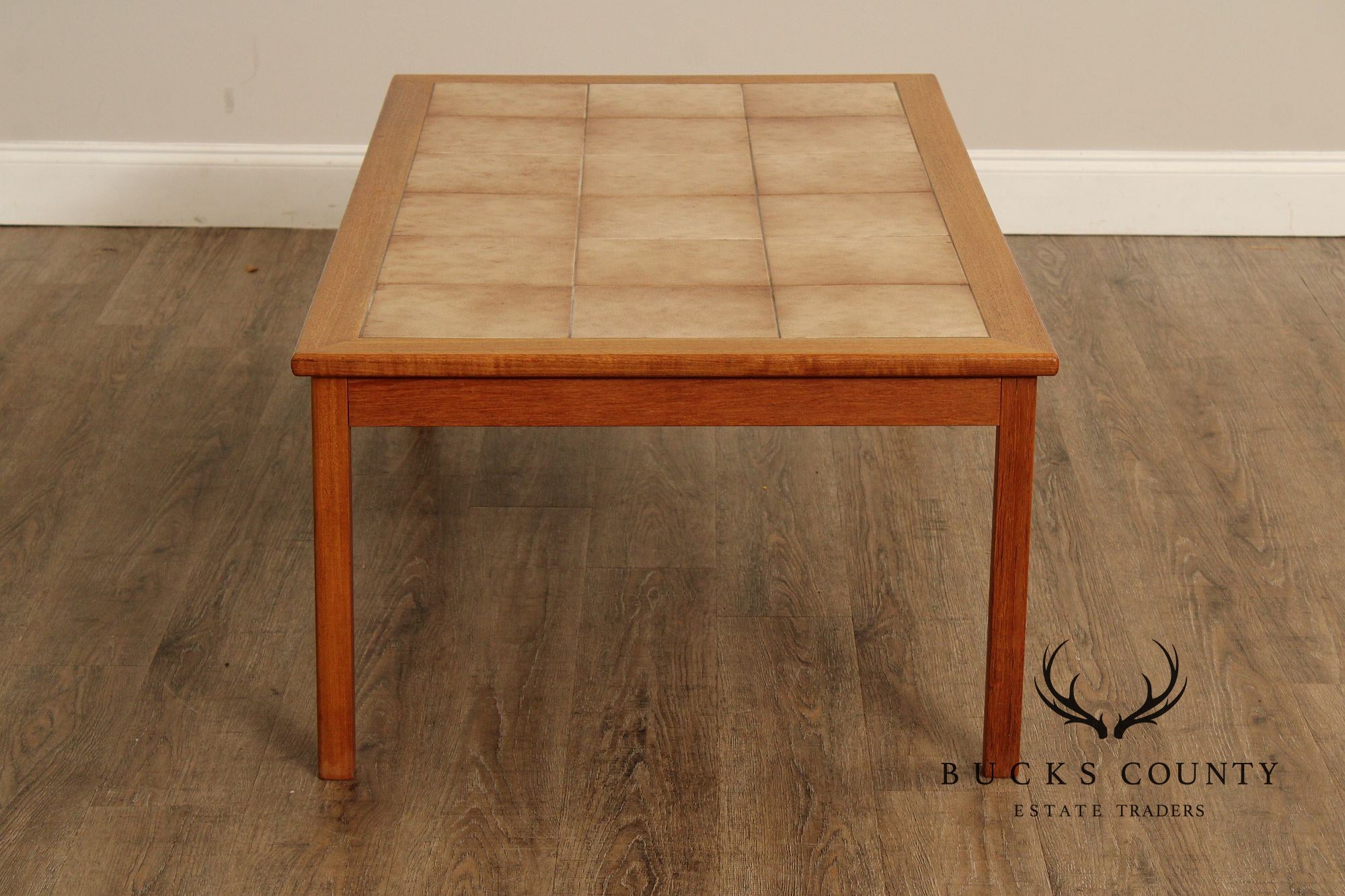 Møbelfabrikken Toften Danish Modern Tile Top Teak Coffee Table