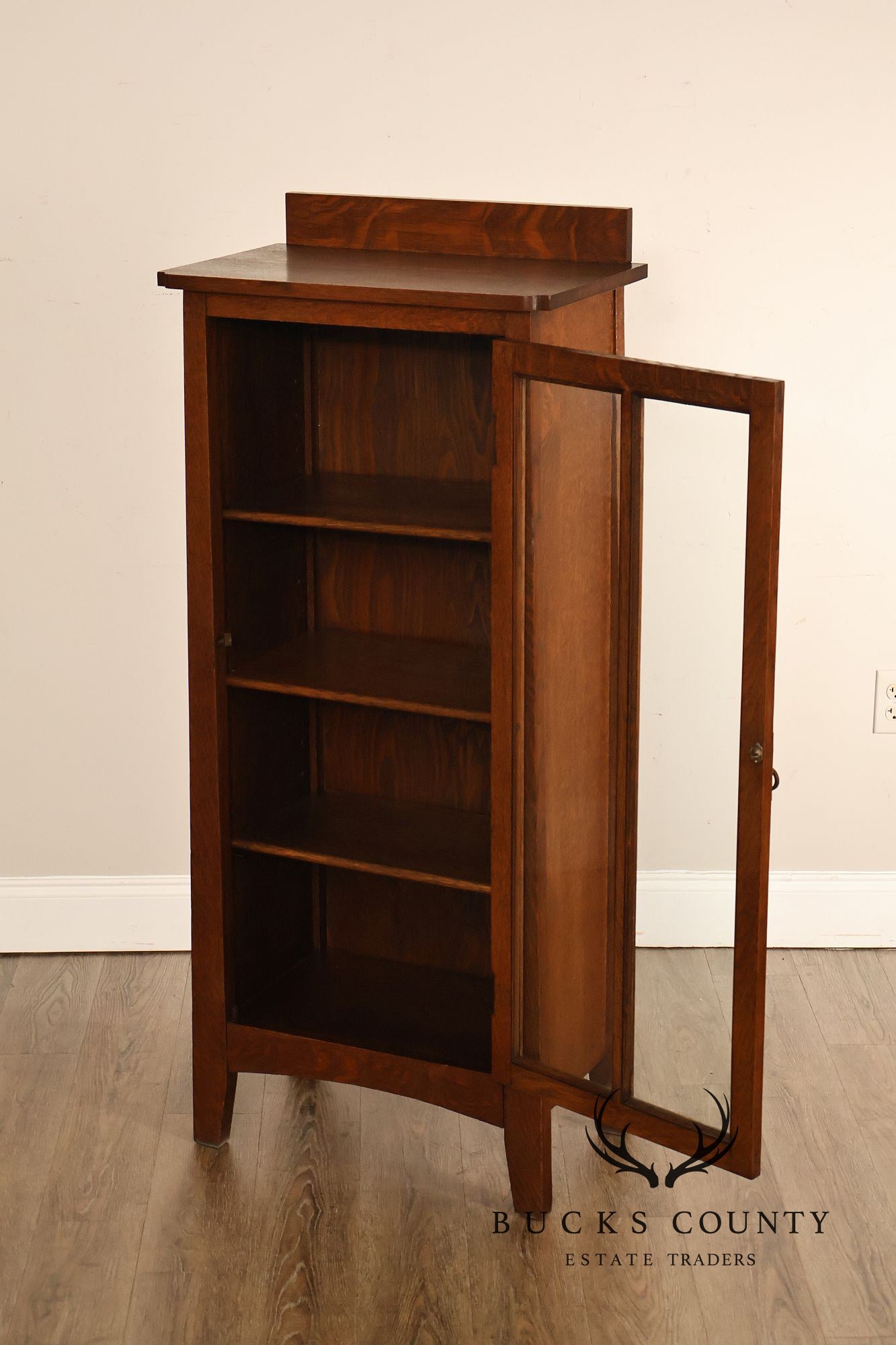 Charles Limbert Model 357 Antique Arts And Crafts Oak Bookcase