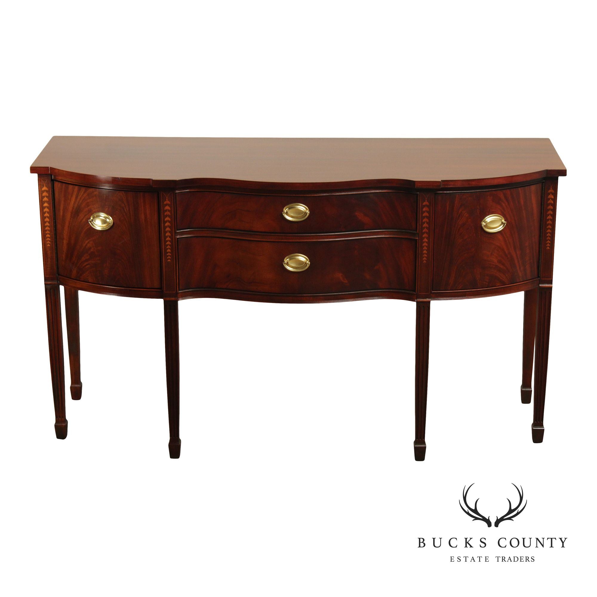 Thomasville Hepplewhite Style Mahogany Sideboard