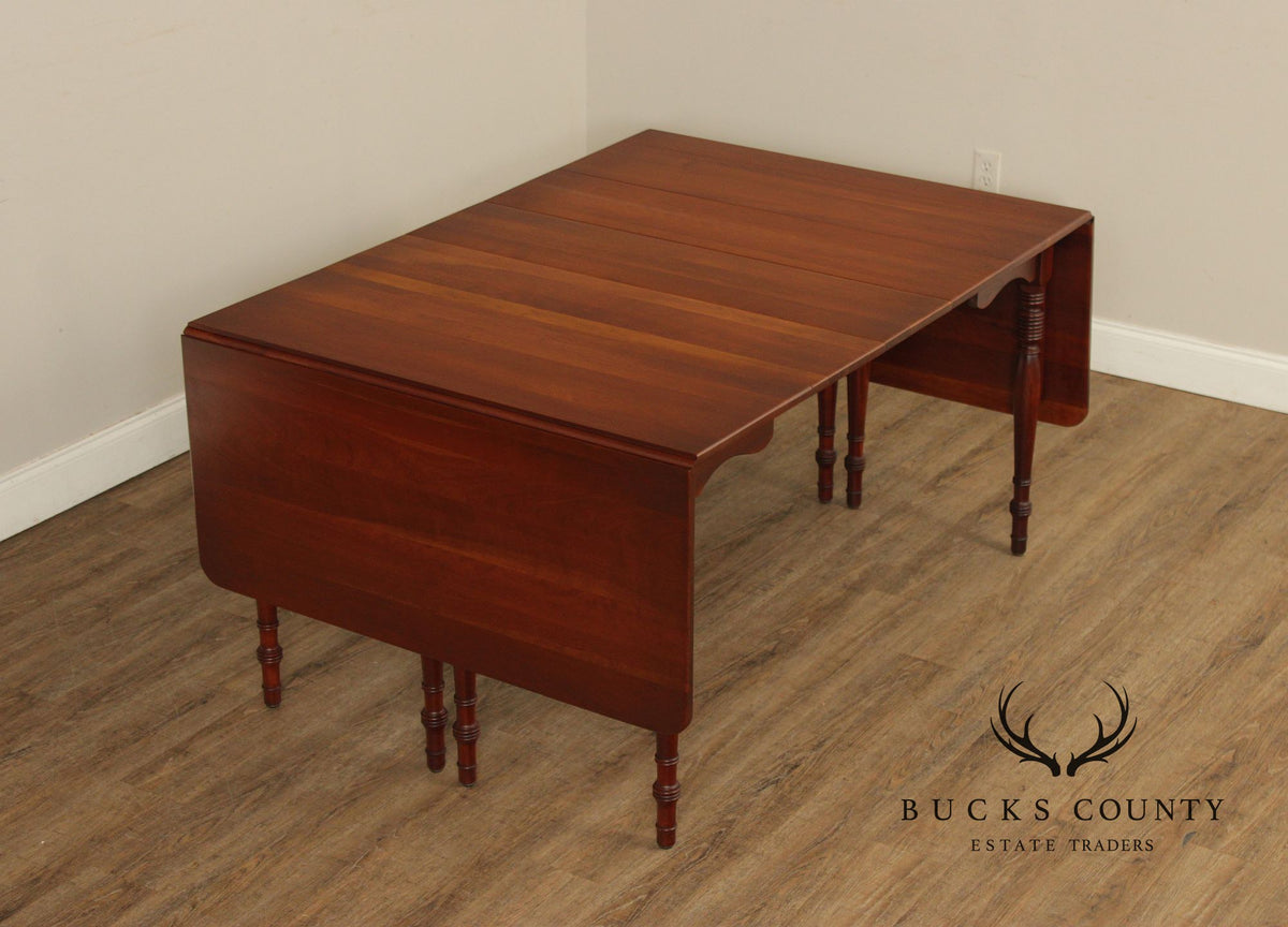 Empire Furniture Cherry Drop-Leaf Expandable Dining Table