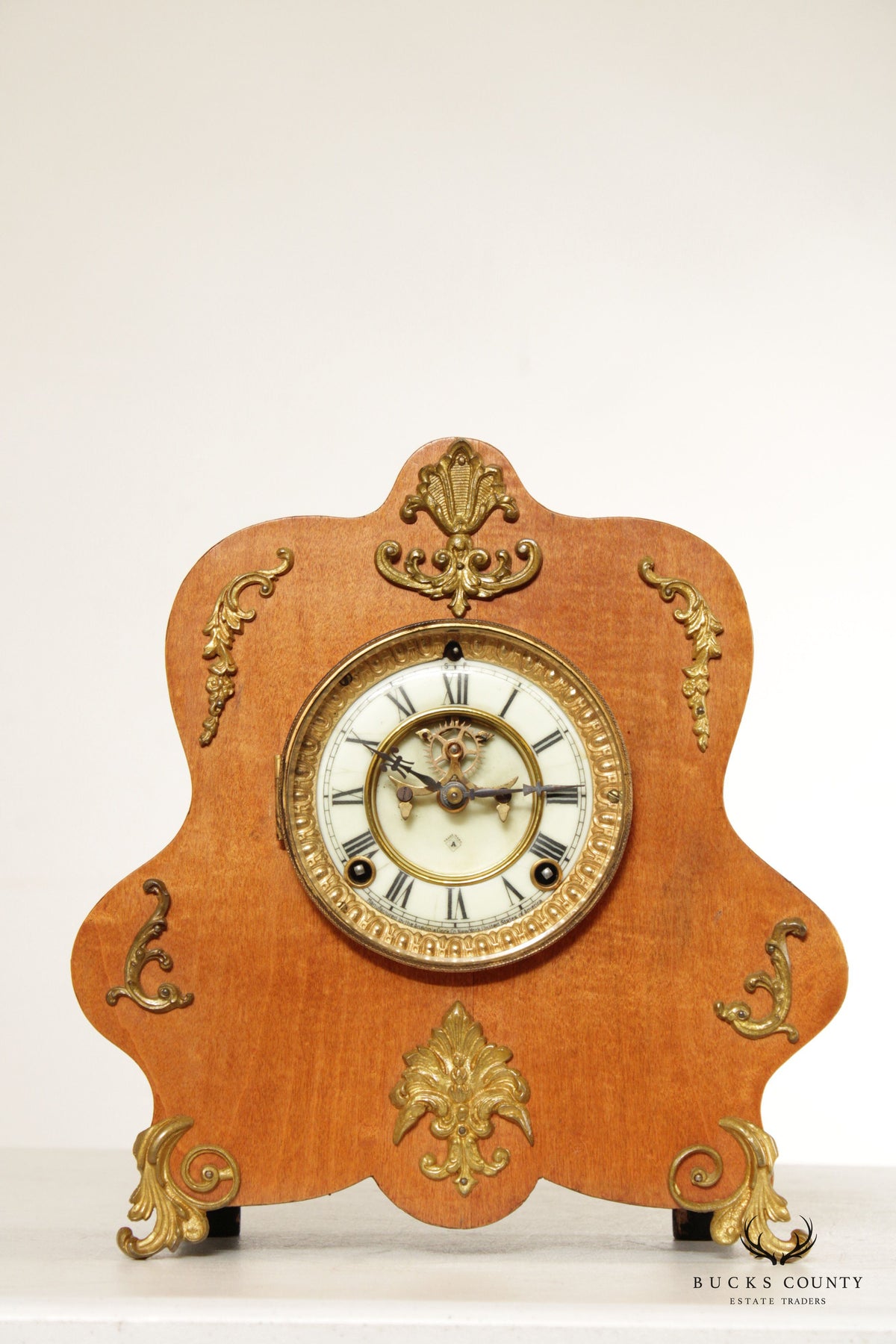 Ansonia French Art Nouveau Style Mantel Clock