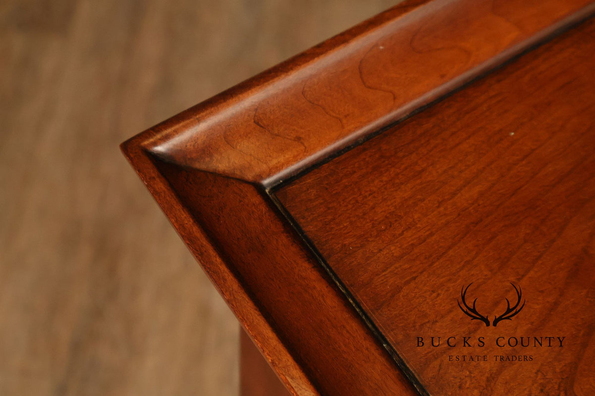 Statton Chippendale Style Cherry Console Table