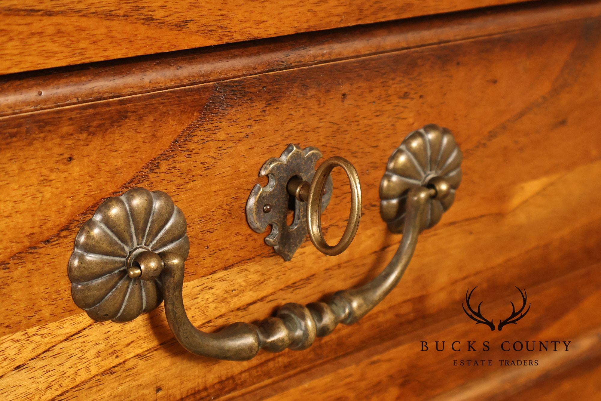 Hekman French Country Style Oak Two-Door Server