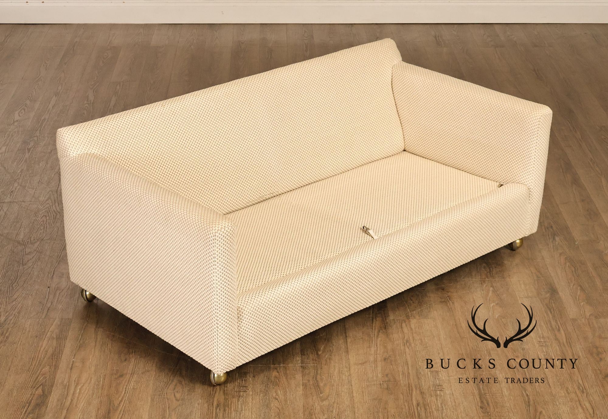 1970's Modern Upholstered Pair Of Loveseats