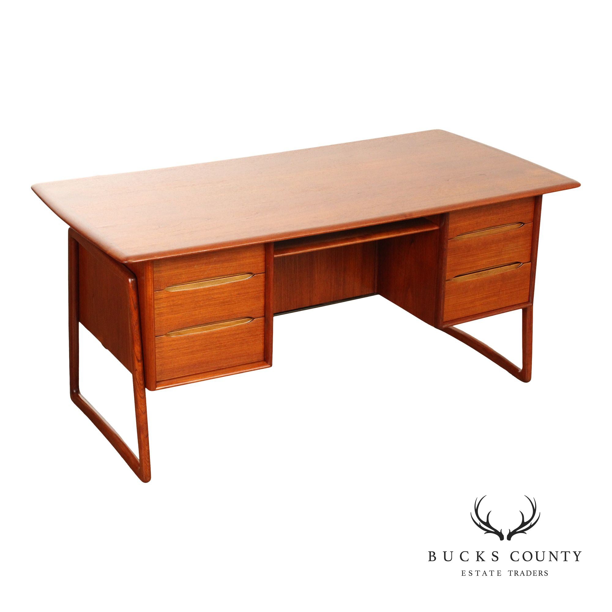 Svend Madsen Danish Modern Teak Writing Desk