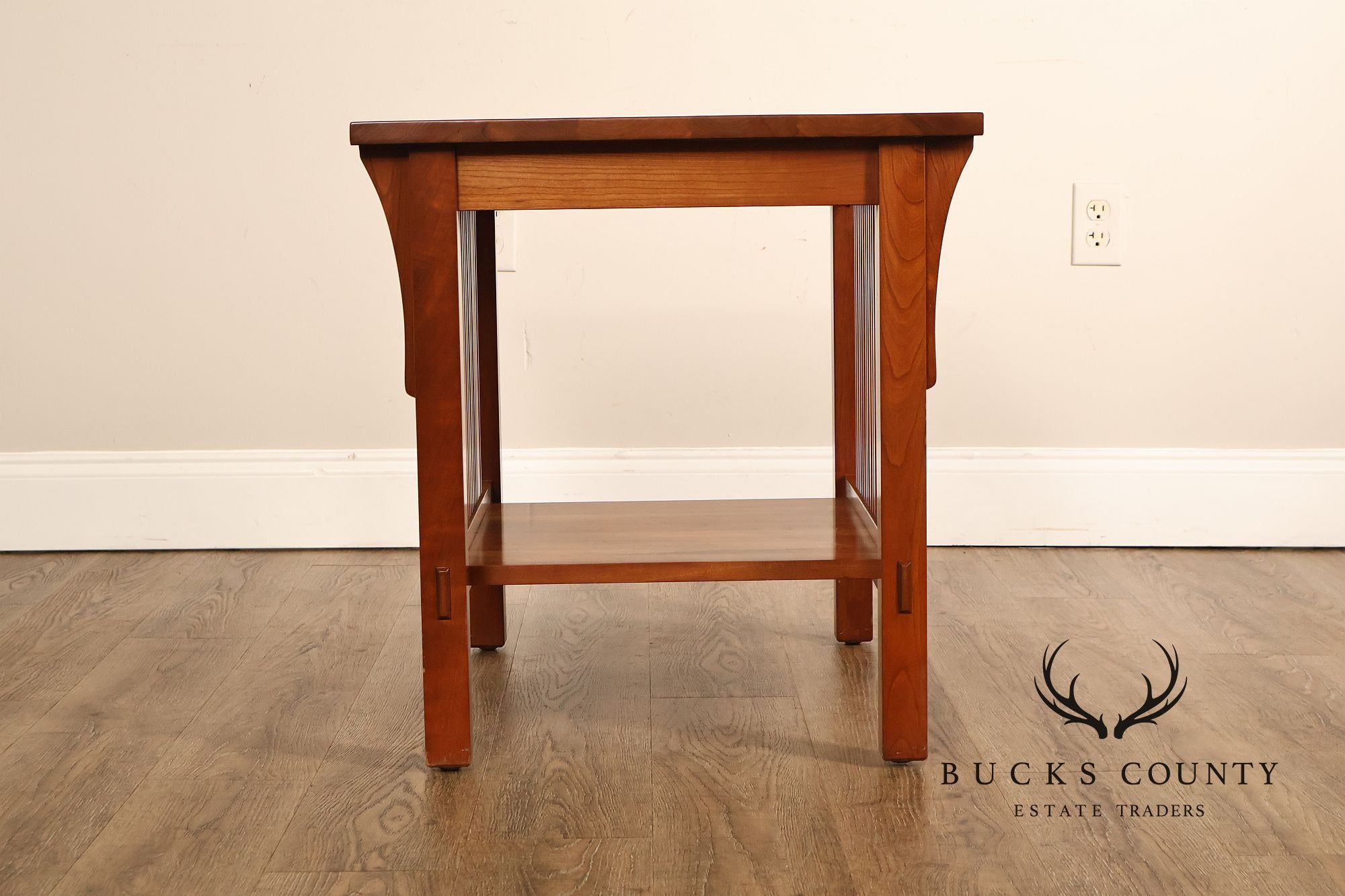 Stickley Mission Collection Pair Of Cherry End Tables