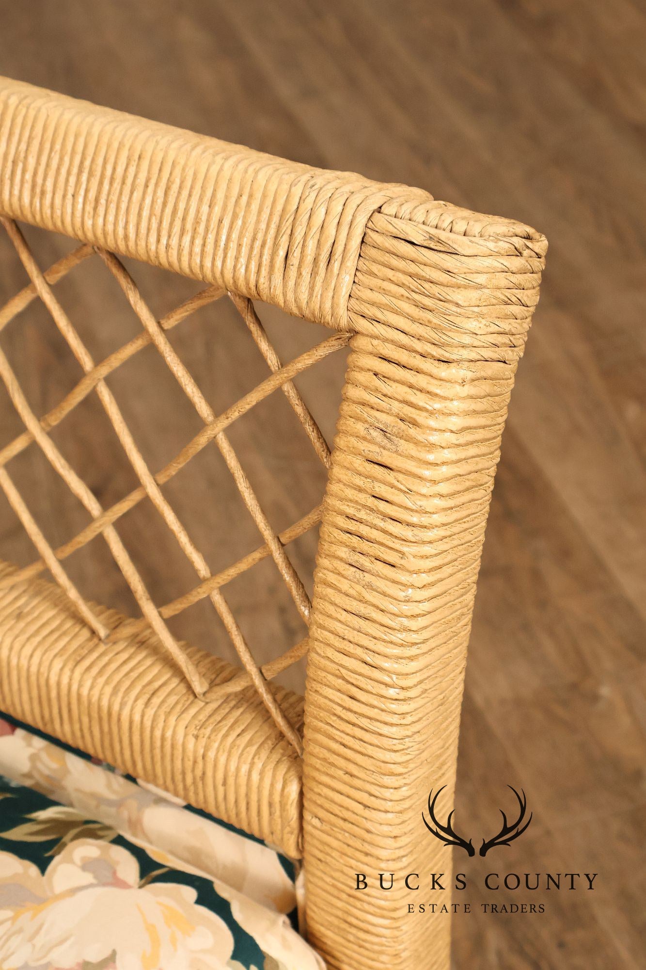 Lexington Henry Link  Furniture Wicker Upholstered Lounge Chair