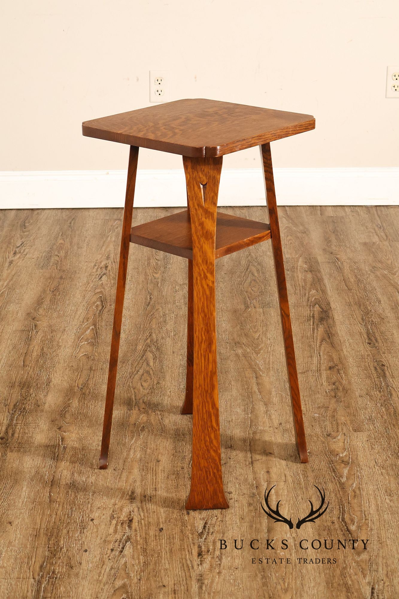 Stickley Mission Collection Tom Jones Oak Drink Stand