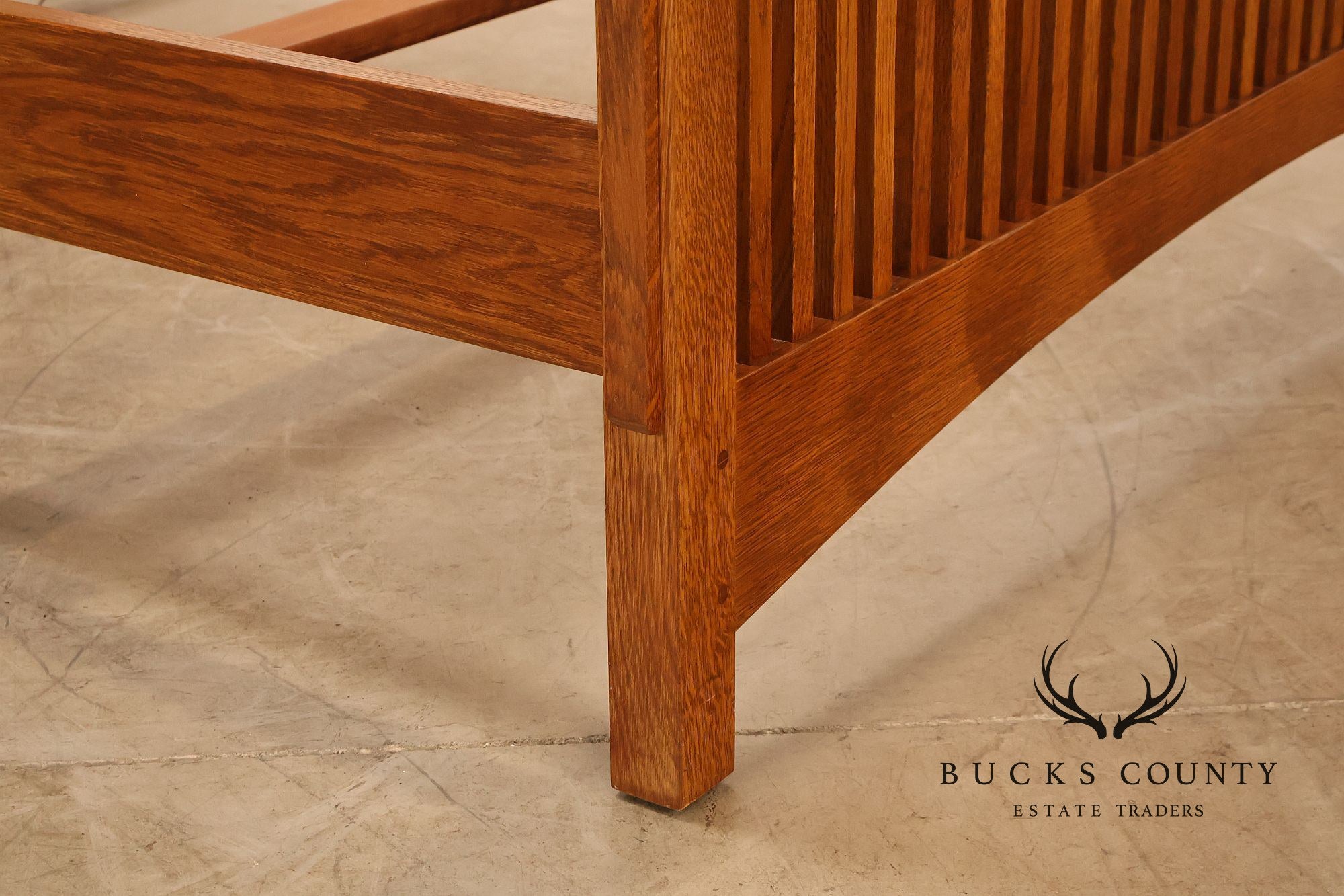 Stickley Mission Collection Oak Spindle Full Size Bed