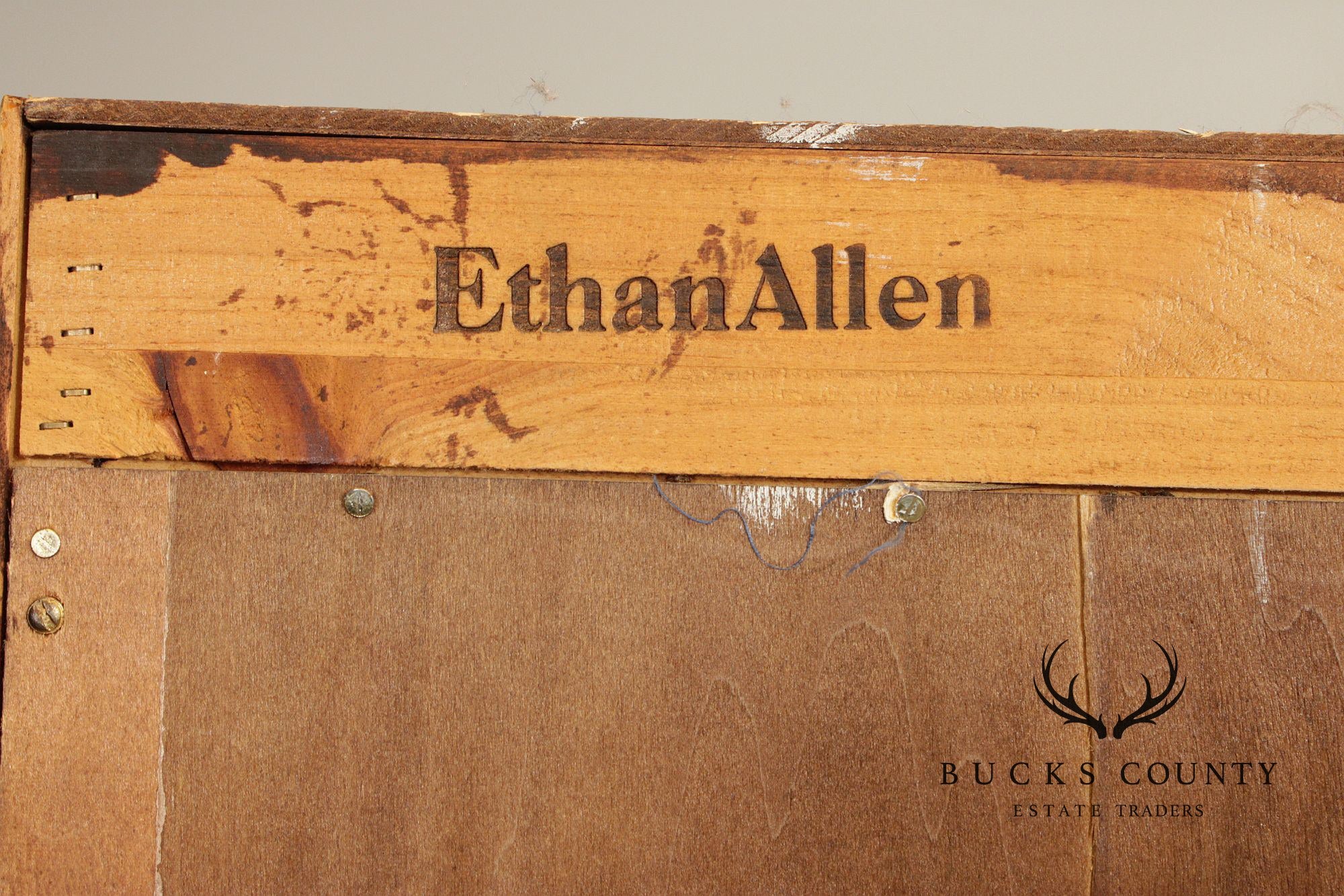 Ethan Allen 'Country Craftsman' Pair of Pine Bookcases