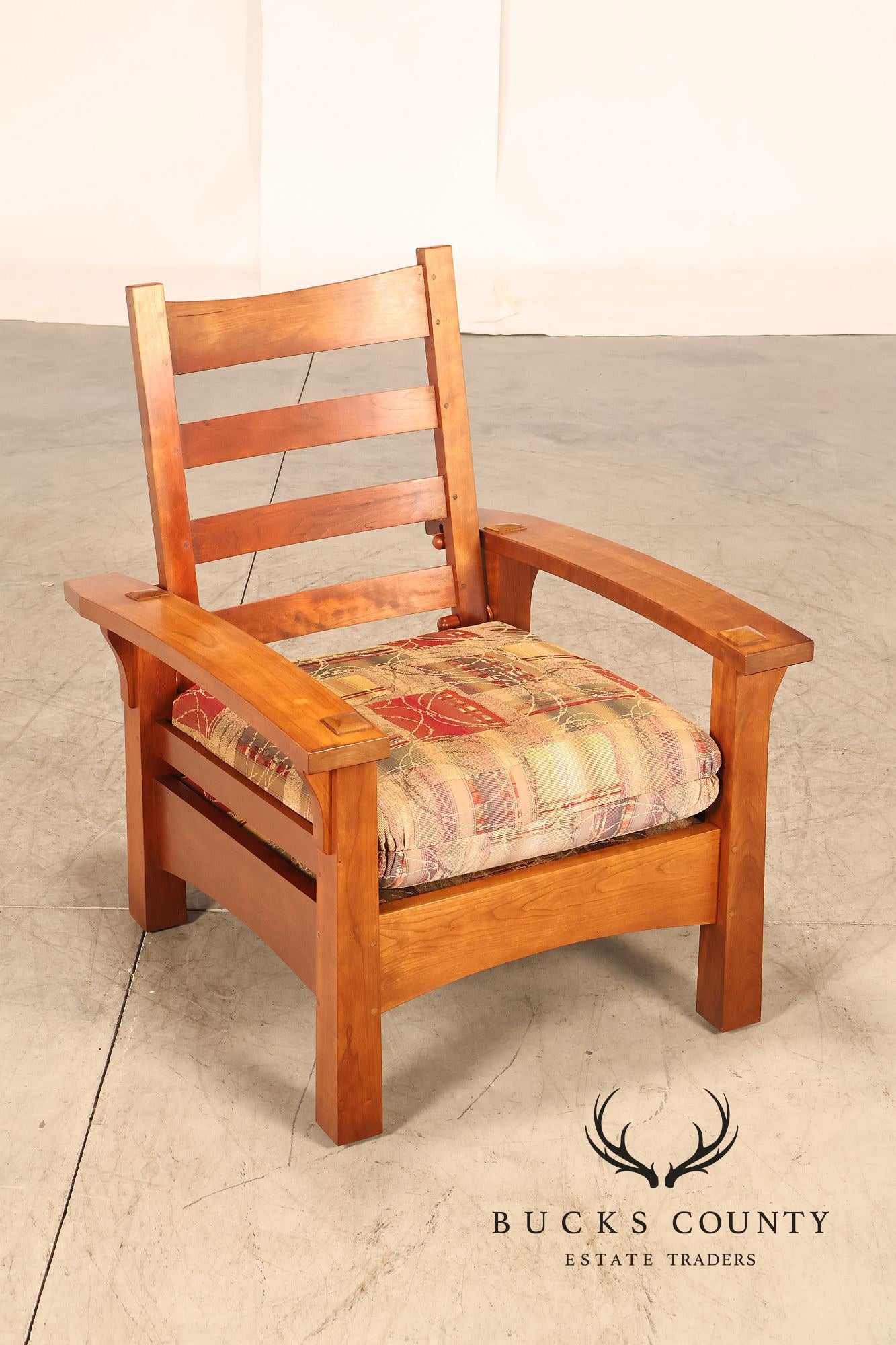 Stickley Mission Collection Cherry "Gus" Morris Chair