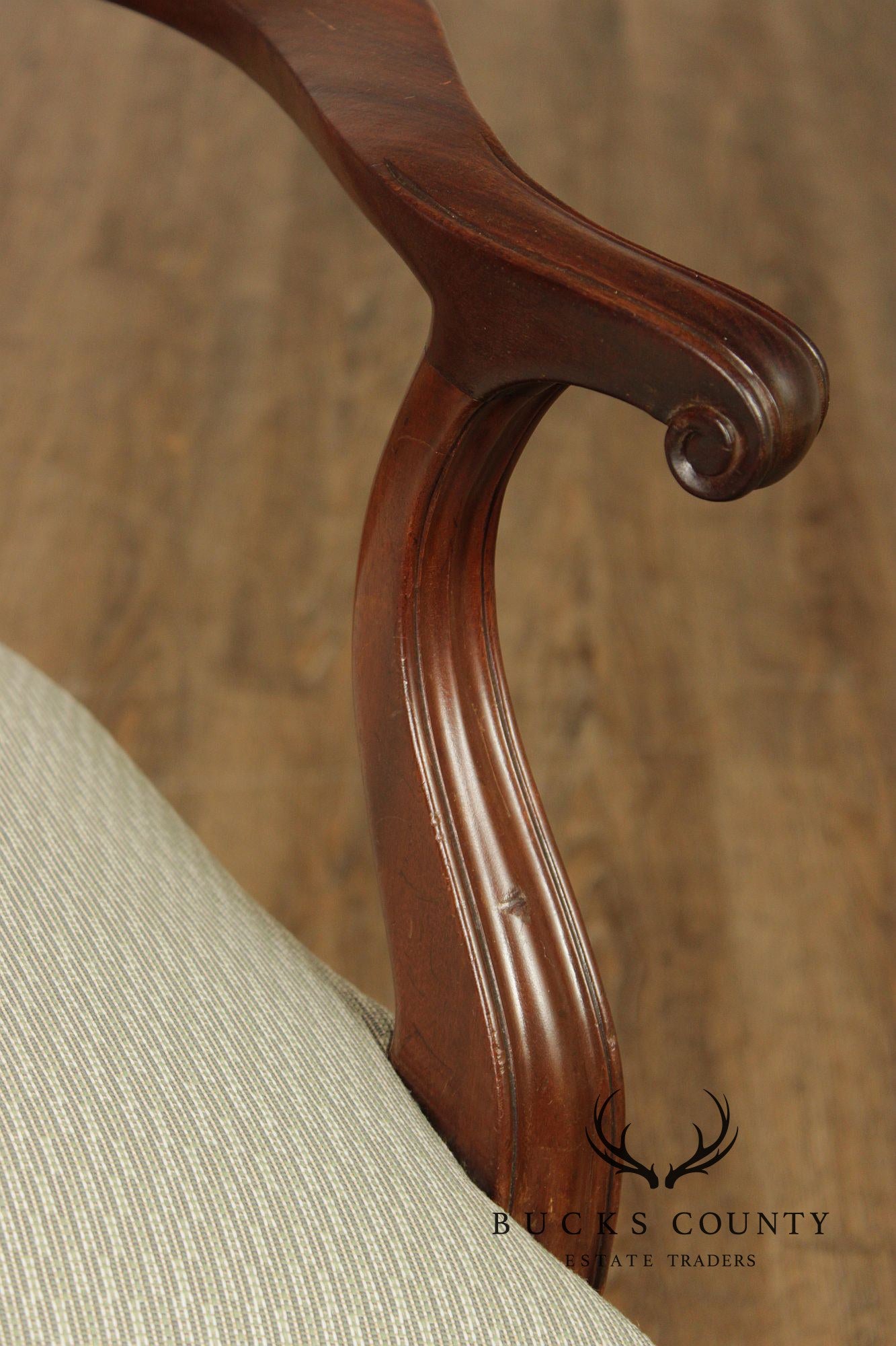 Chippendale Style Set of Six Mahogany Dining Chairs