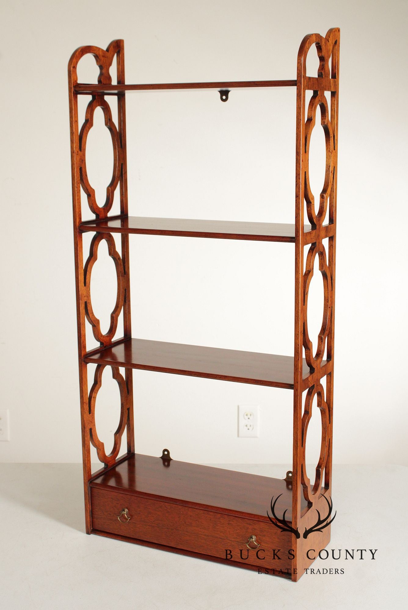 Georgian Style Mahogany Wall-Hanging Etagere