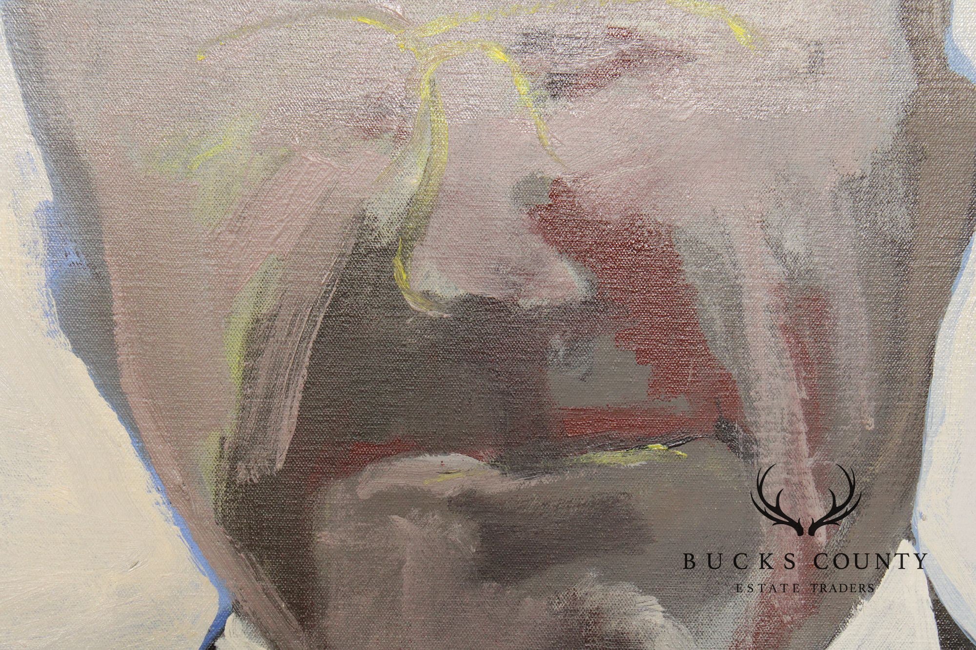 Anne Cooper Dobbins Oil Painting, 'Two Strong Men'
