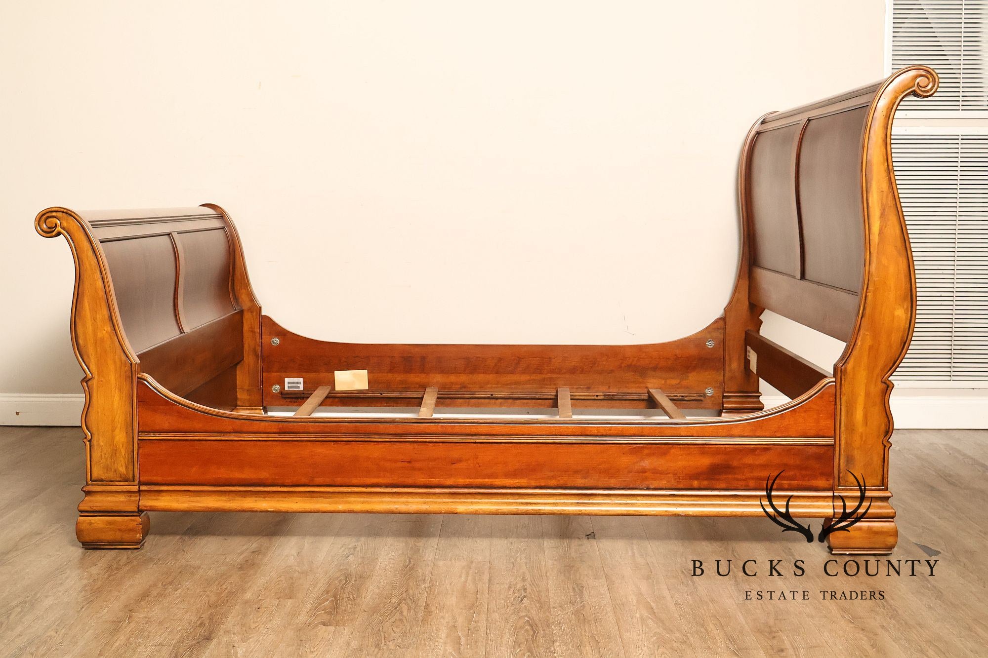 Ethan Allen Tuscany Collection King Size Sleigh Bed