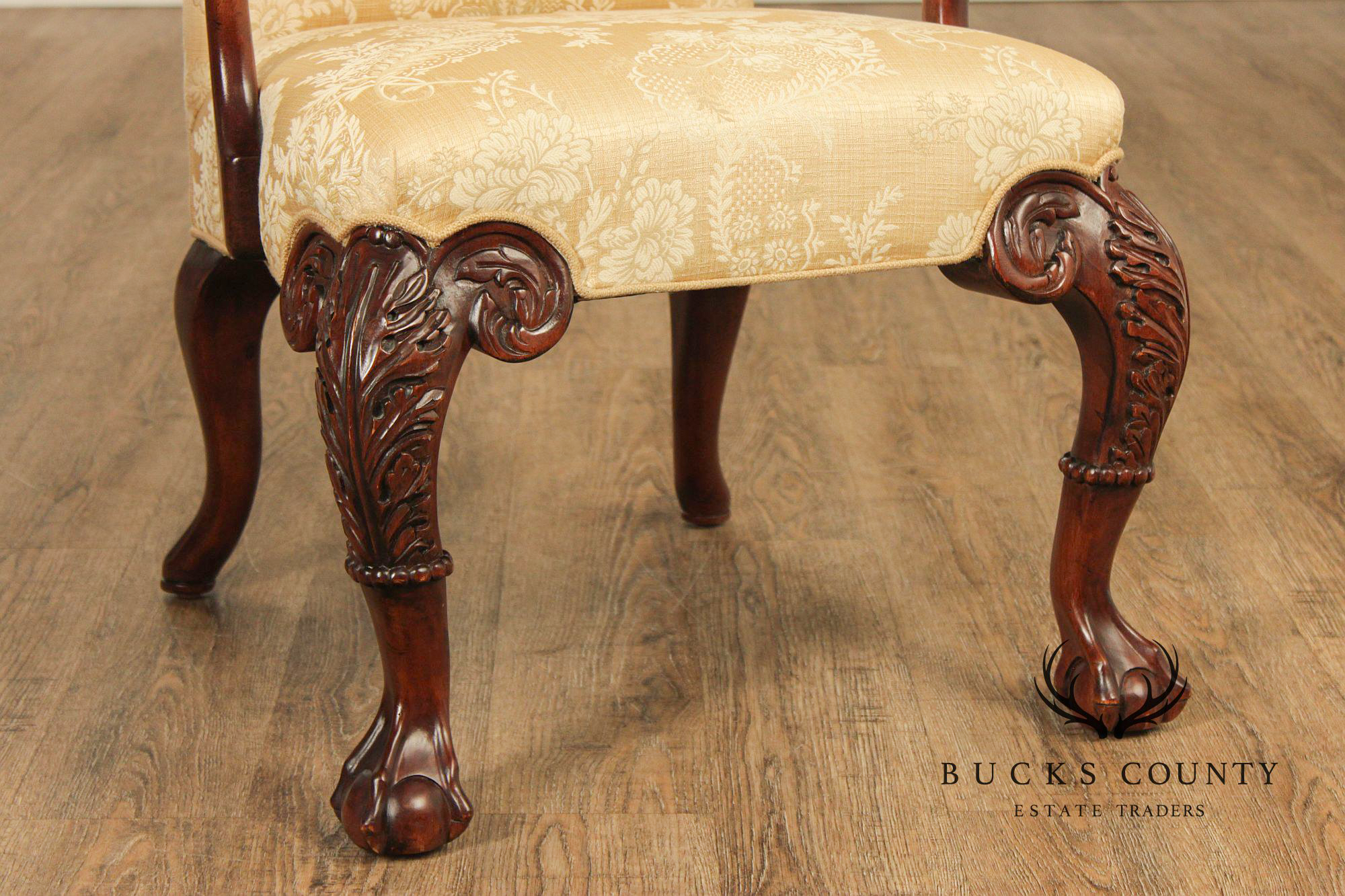 Century Furniture Georgian Style Pair of Armchairs