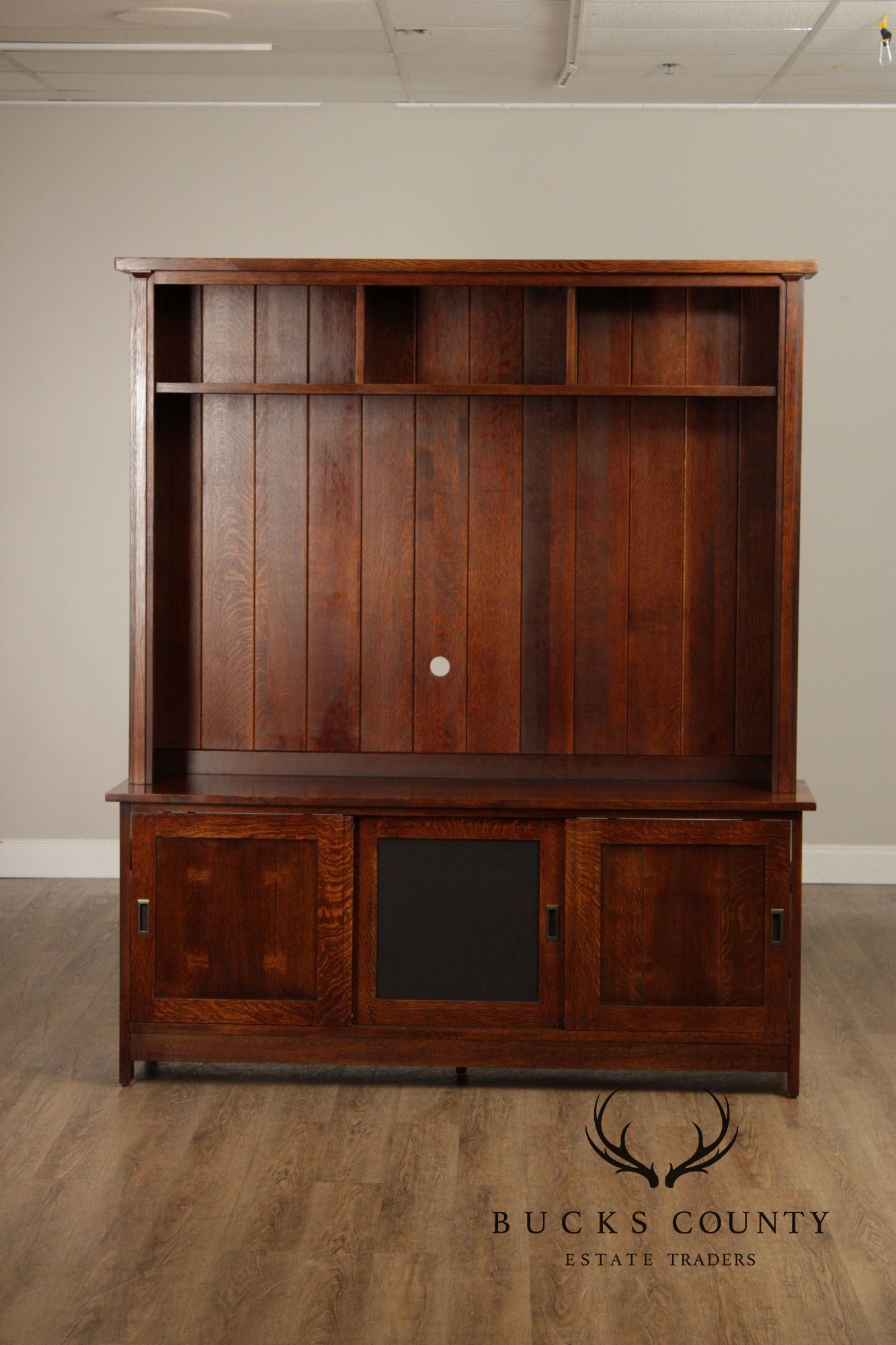 Stickley Mission Collection Oak Media Console