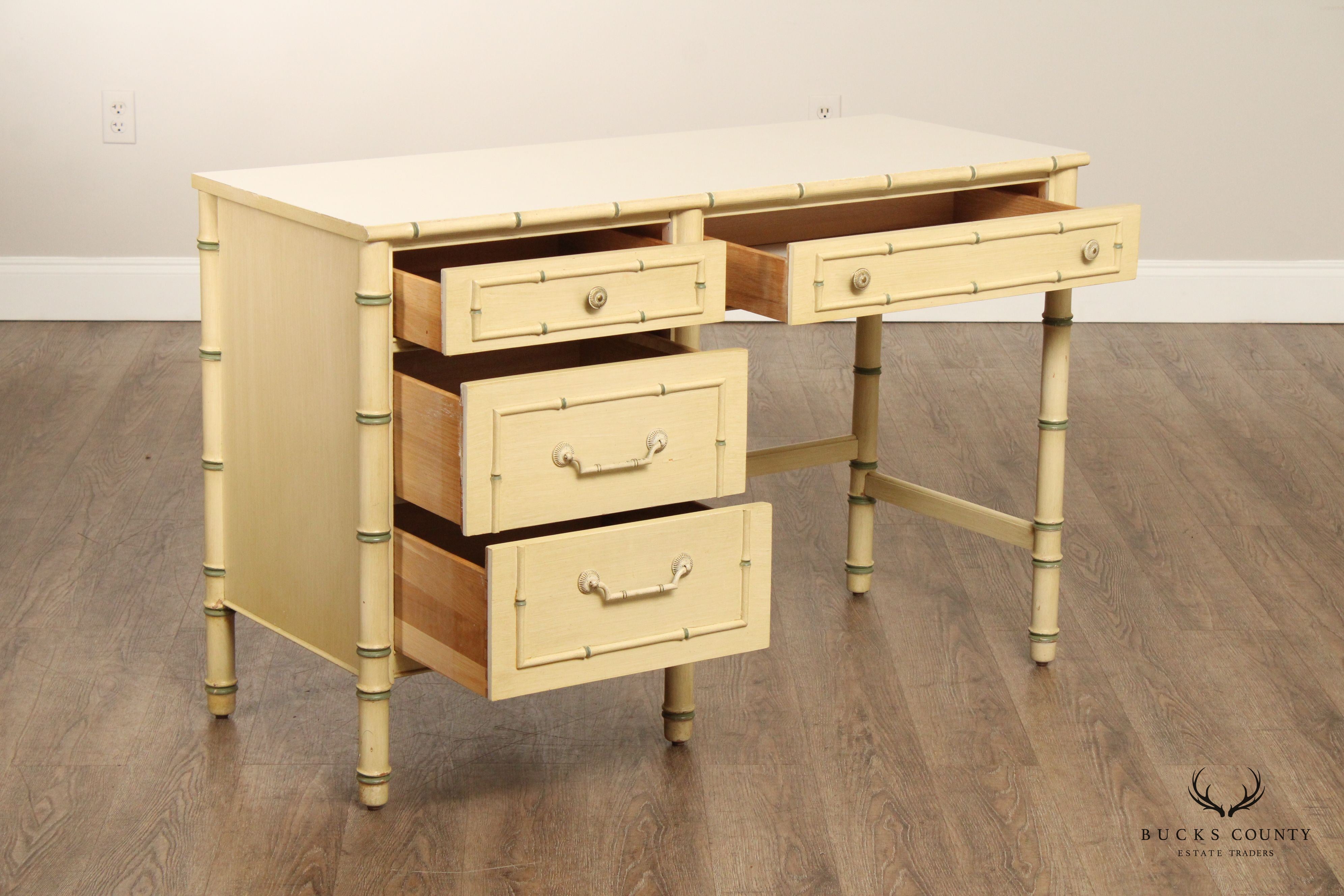 Thomasville 'Allegro' Faux Bamboo Writing Desk