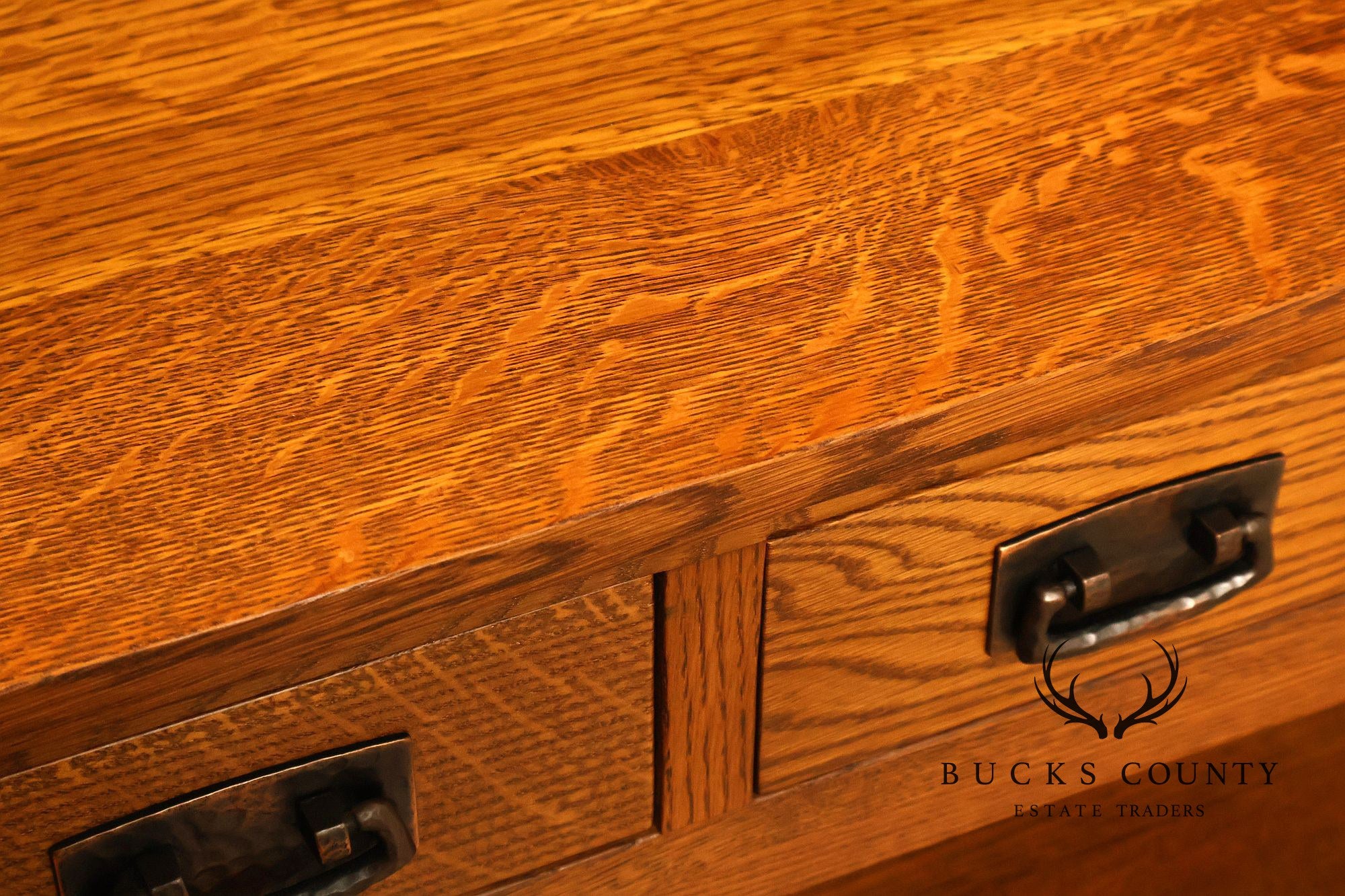 Stickley Mission Collection Oak Console Sofa Table