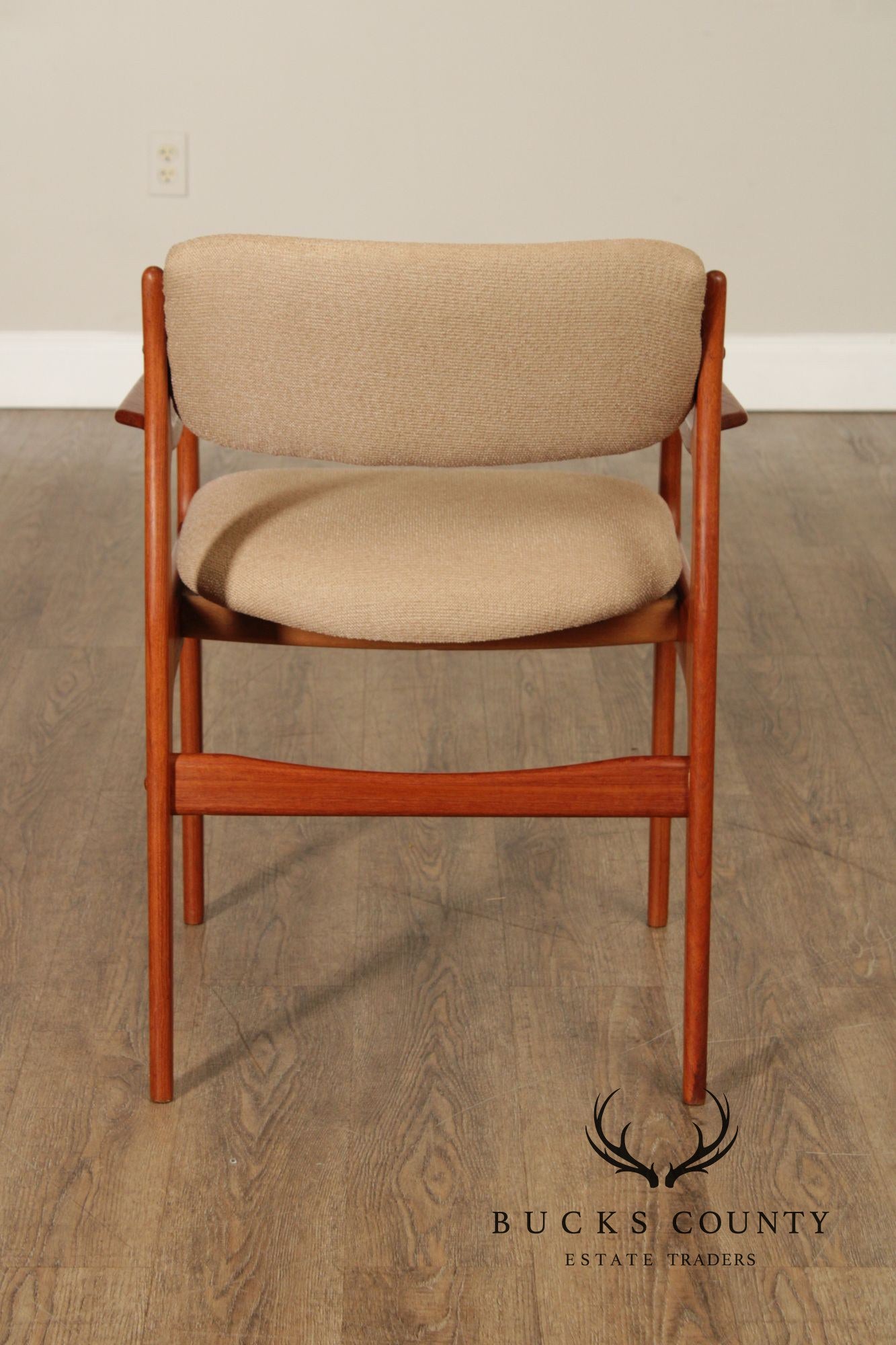 Benny Linden Danish Modern Style Pair of Teak Armchairs