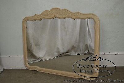 Drexel Cabernet Collection French Country Cerused White Washed Frame Mirror