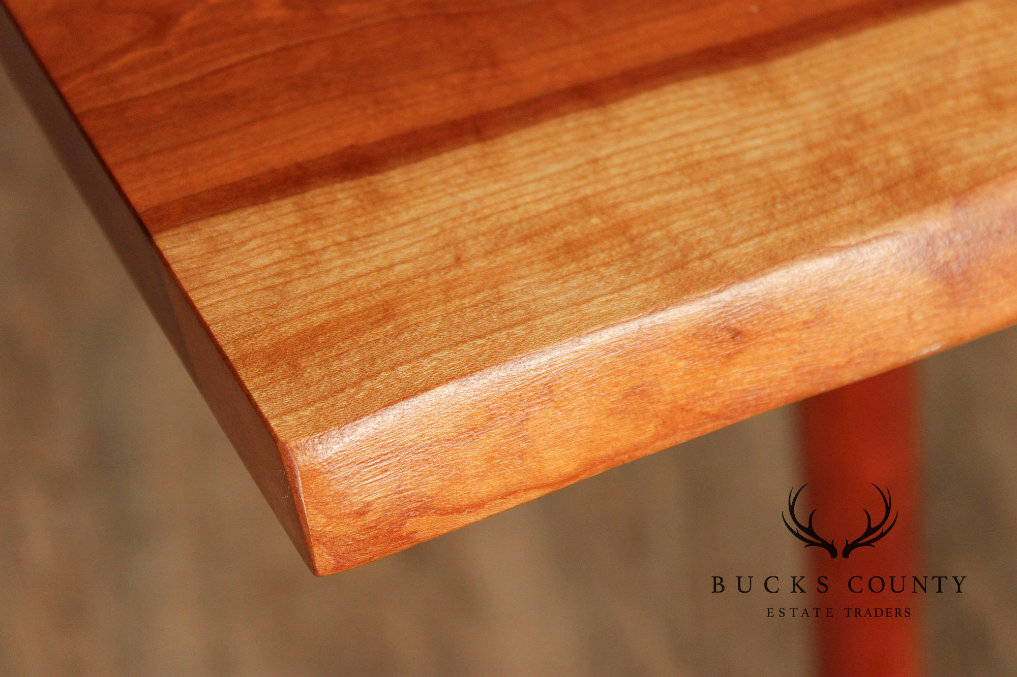 George Nakashima Single Pedestal Cherry Writing Desk