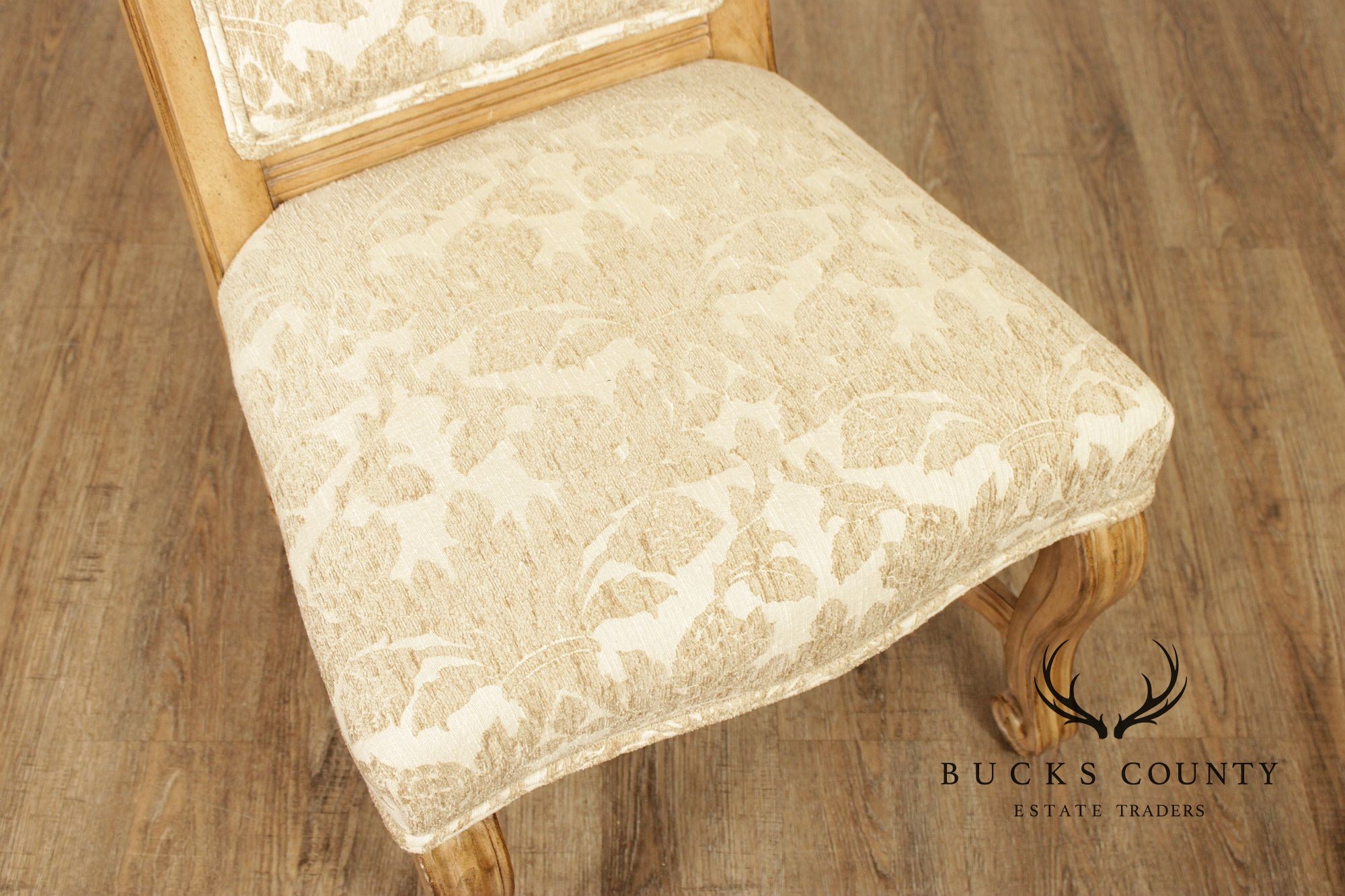 Bernhardt European Provincial Style Set Of 10 Upholstered Dining Chairs