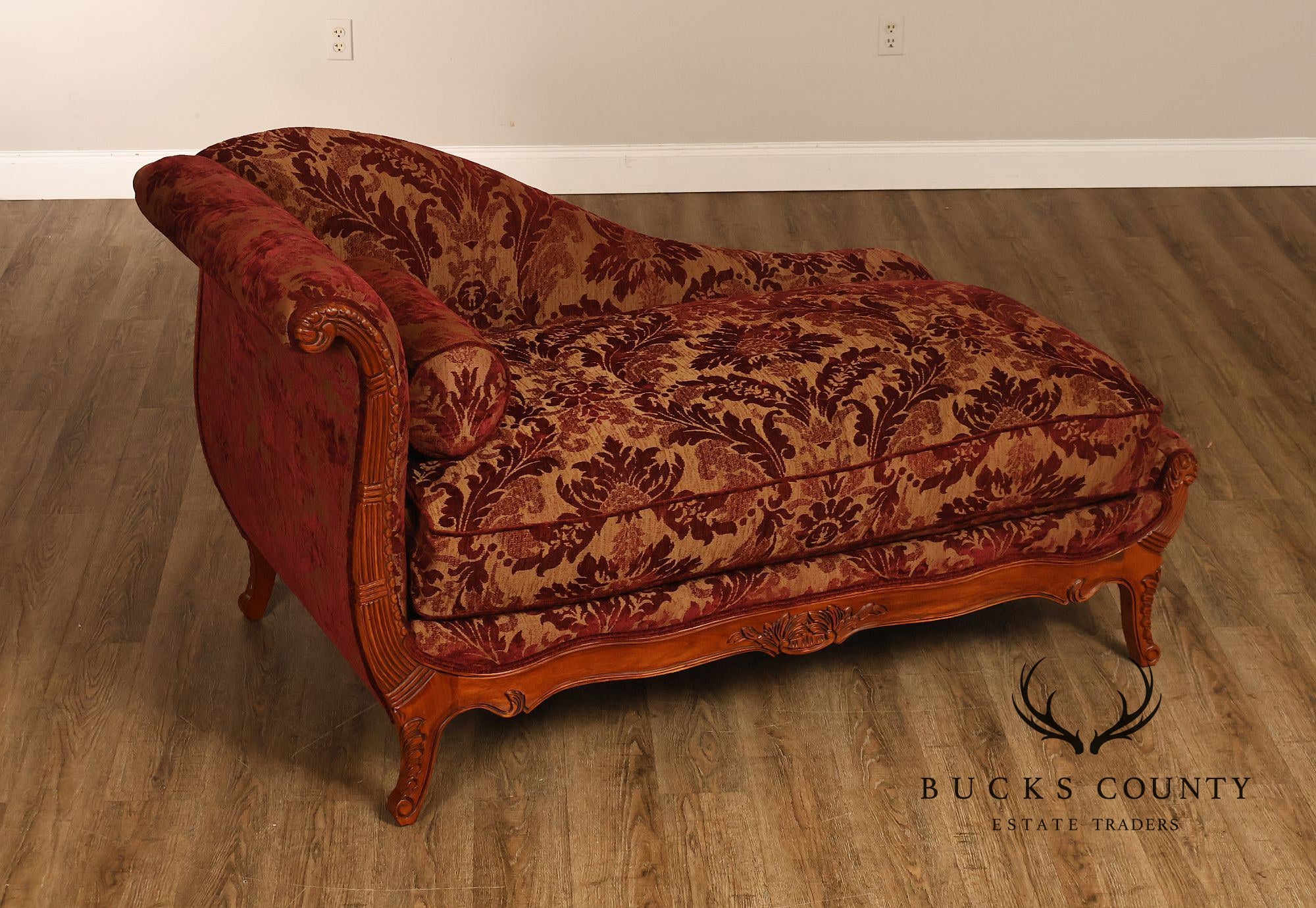 Drexel Heritage Rococo Style Chaise Lounge
