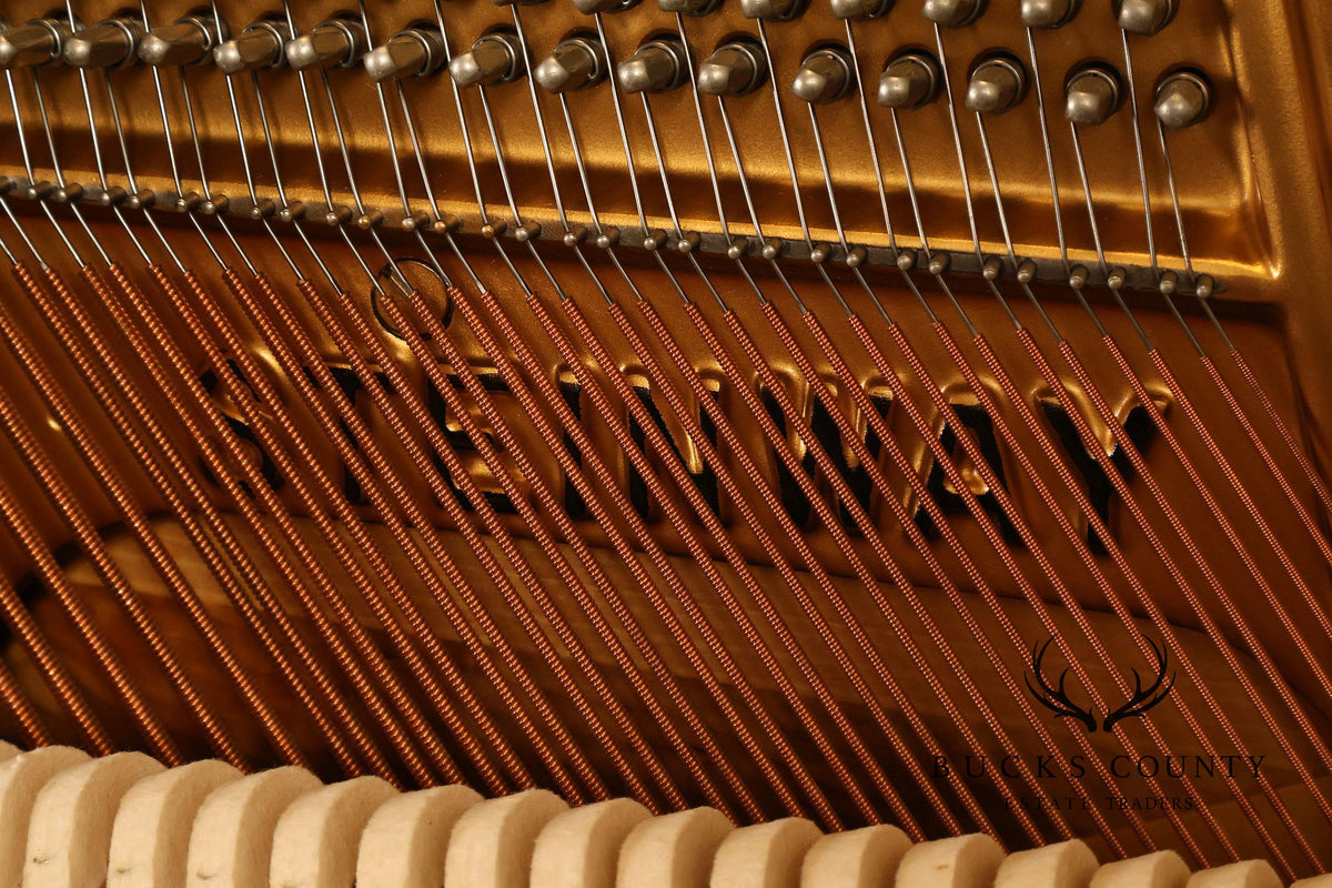 Steinway & Sons Model 1098 Ebonized Upright Piano With Bench