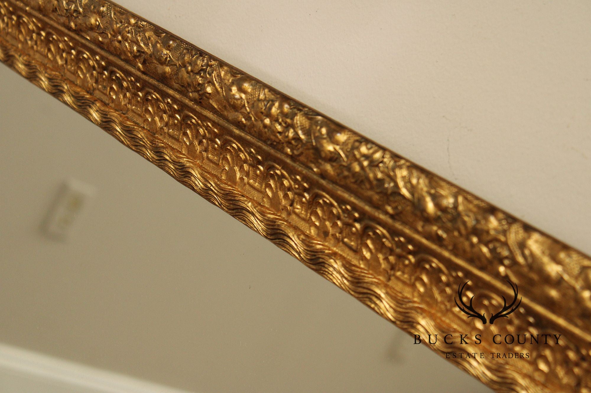 French Rococo Style Giltwood Carved Wall Mirror