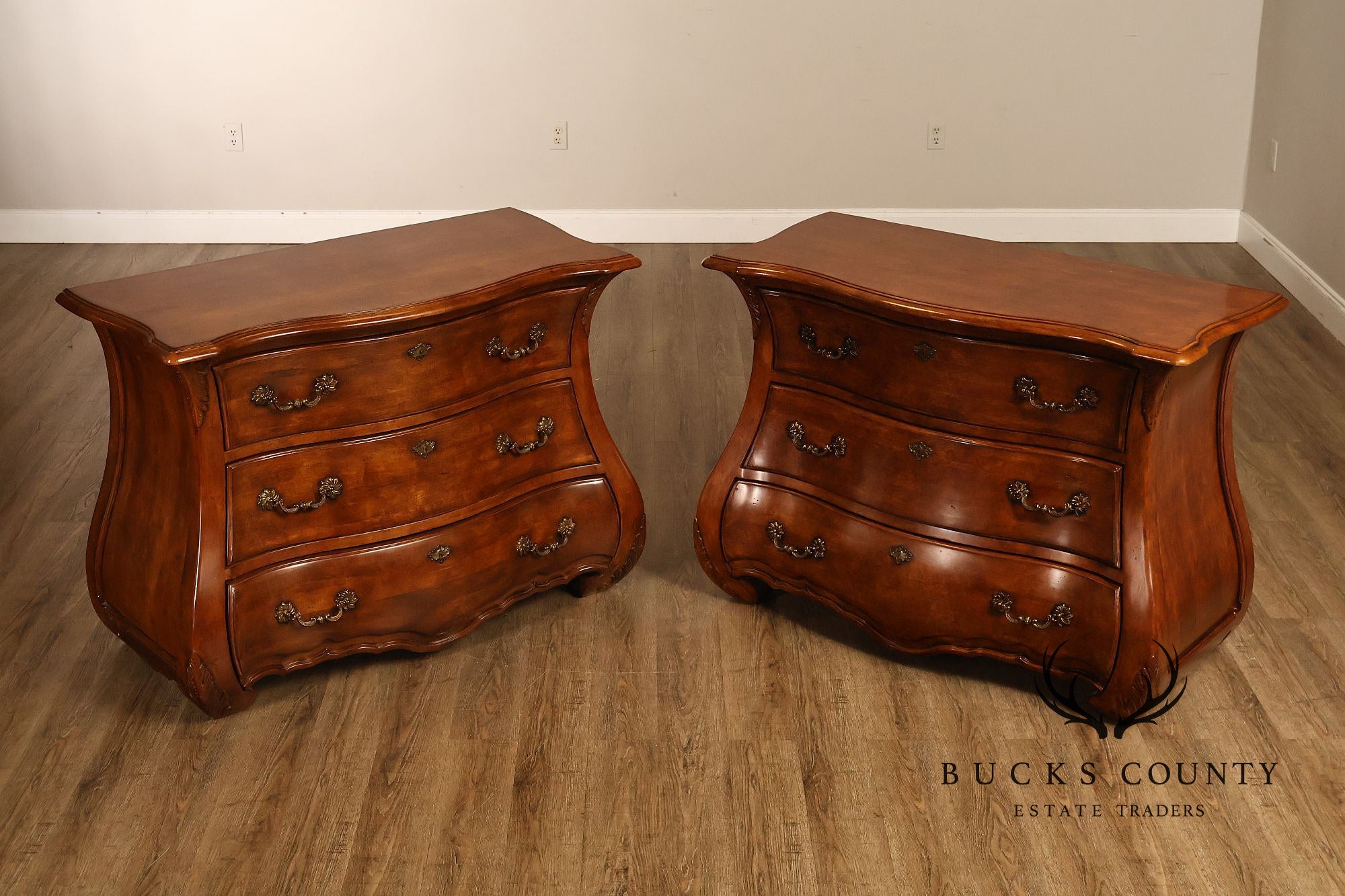 Century Furniture Pair of 'Isabel' Bombe Chests