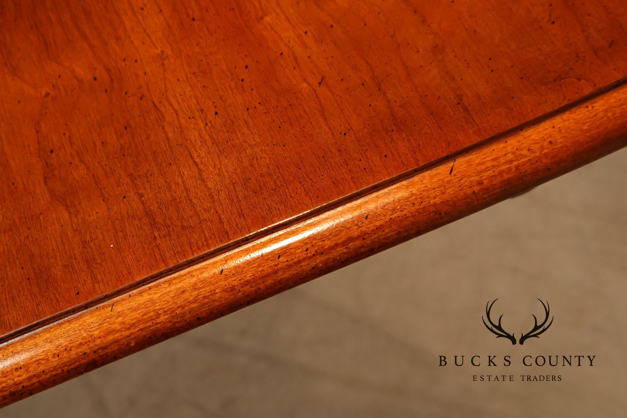 American Drew Traditional Cherry Dining Table With Two Leaves