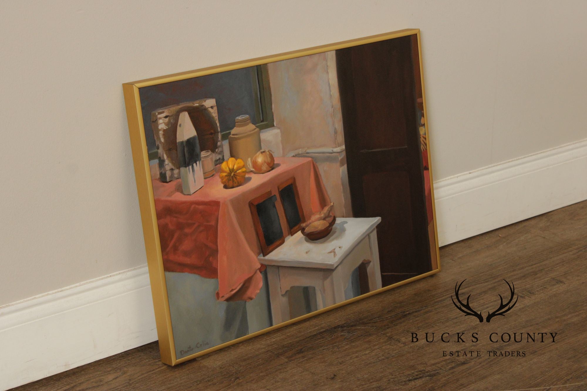 Dante Celia Surrealist Still-Life Oil Painting