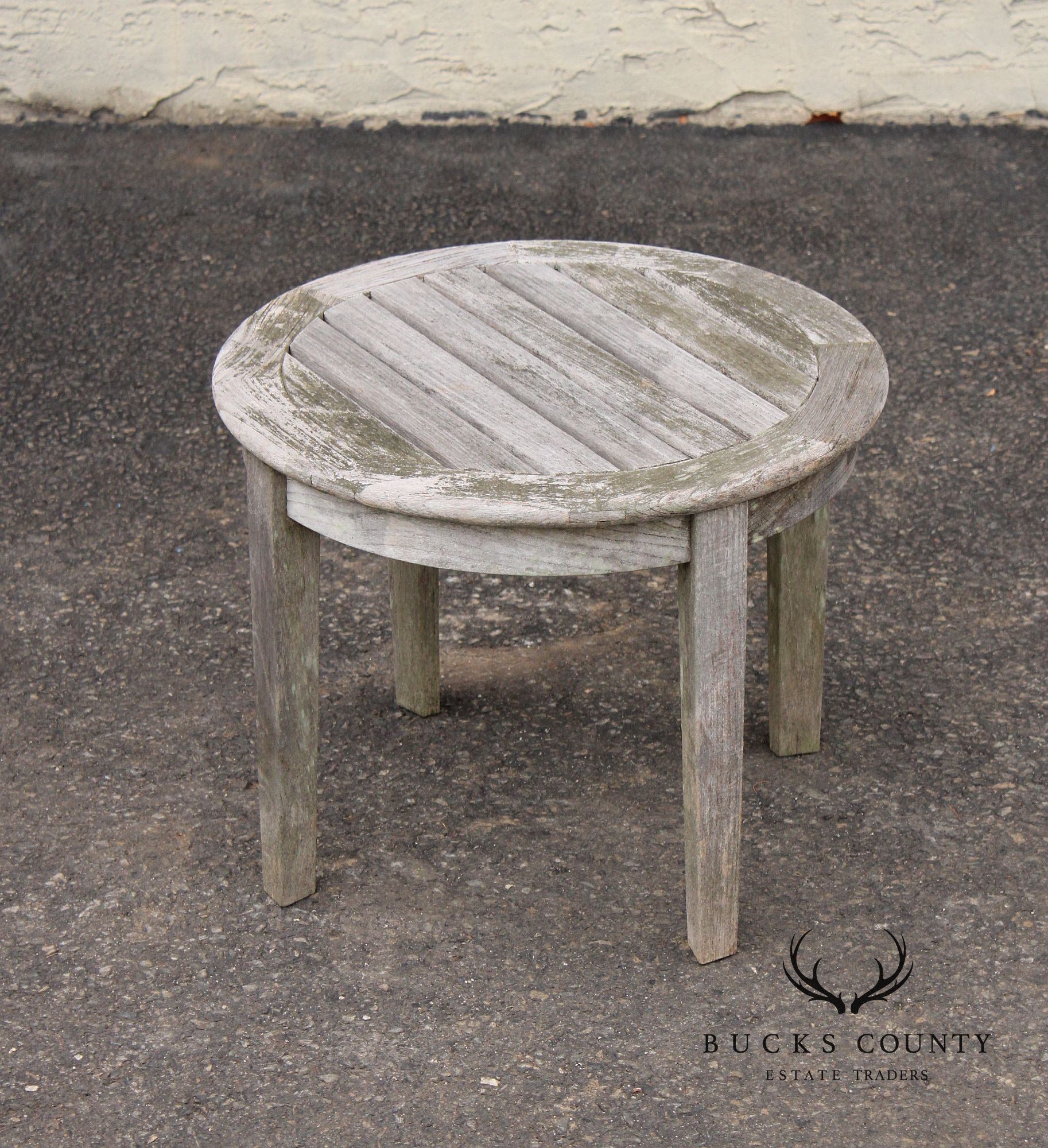 Gloster Outdoor Teak Round Side Table