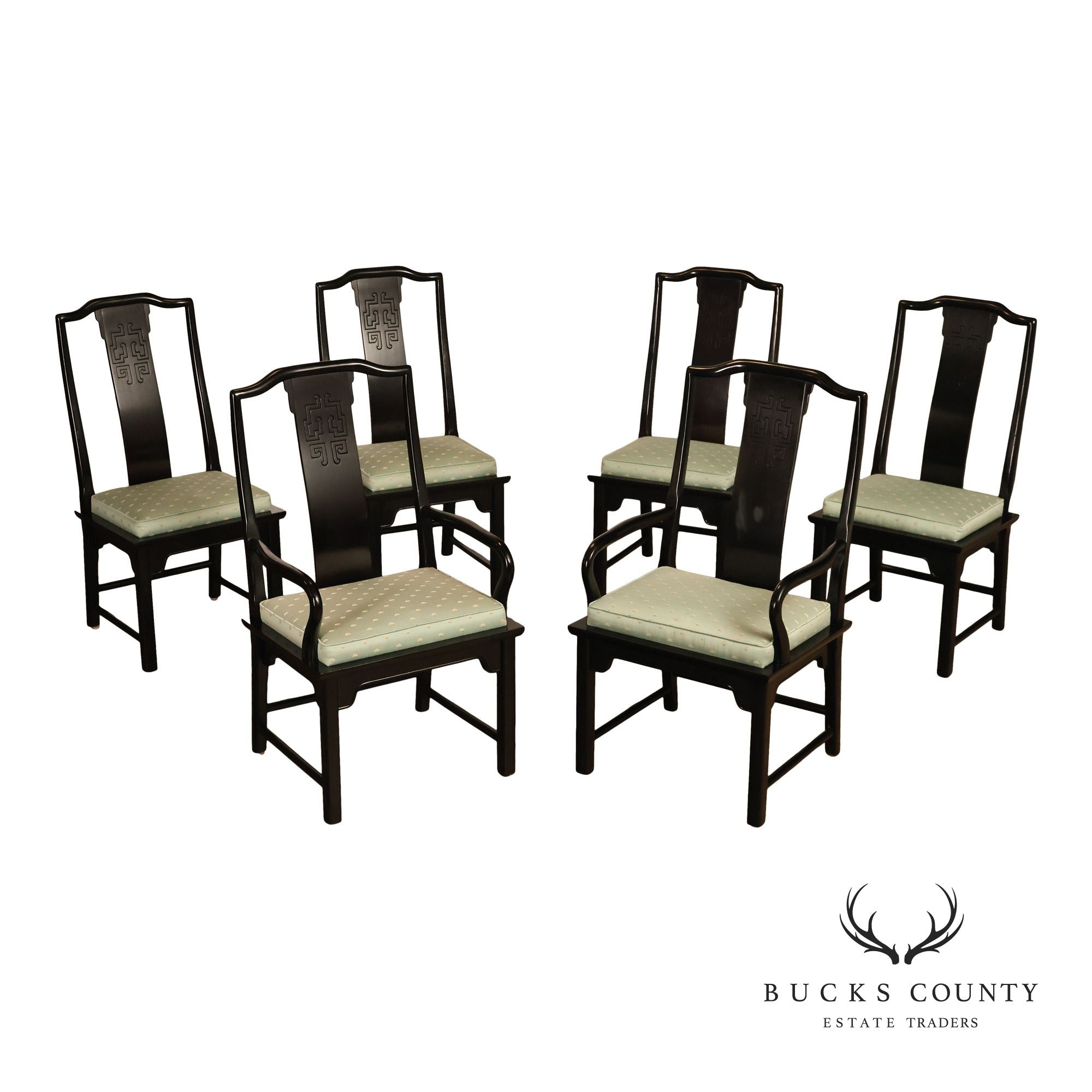 Raymond Sabota For Century Furniture Set Of 6 Chin Hua Dining Chairs