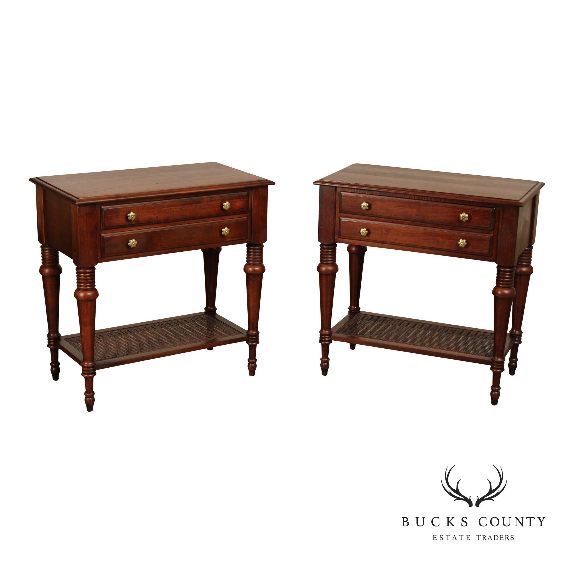 Ethan Allen British Classics Pair of Nightstands