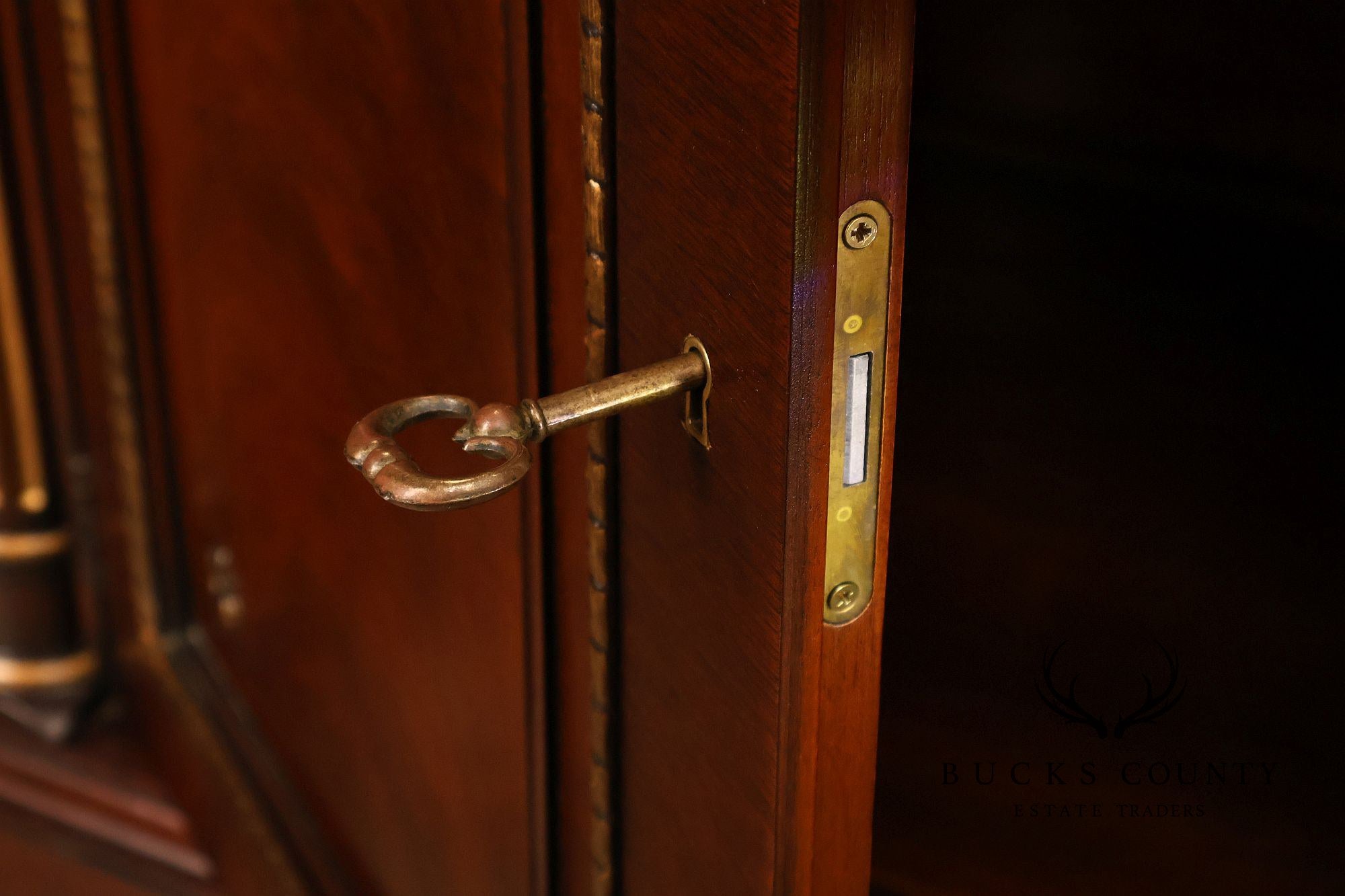 EJ Victor Mahogany Neoclassical Louis XVI Style Sideboard