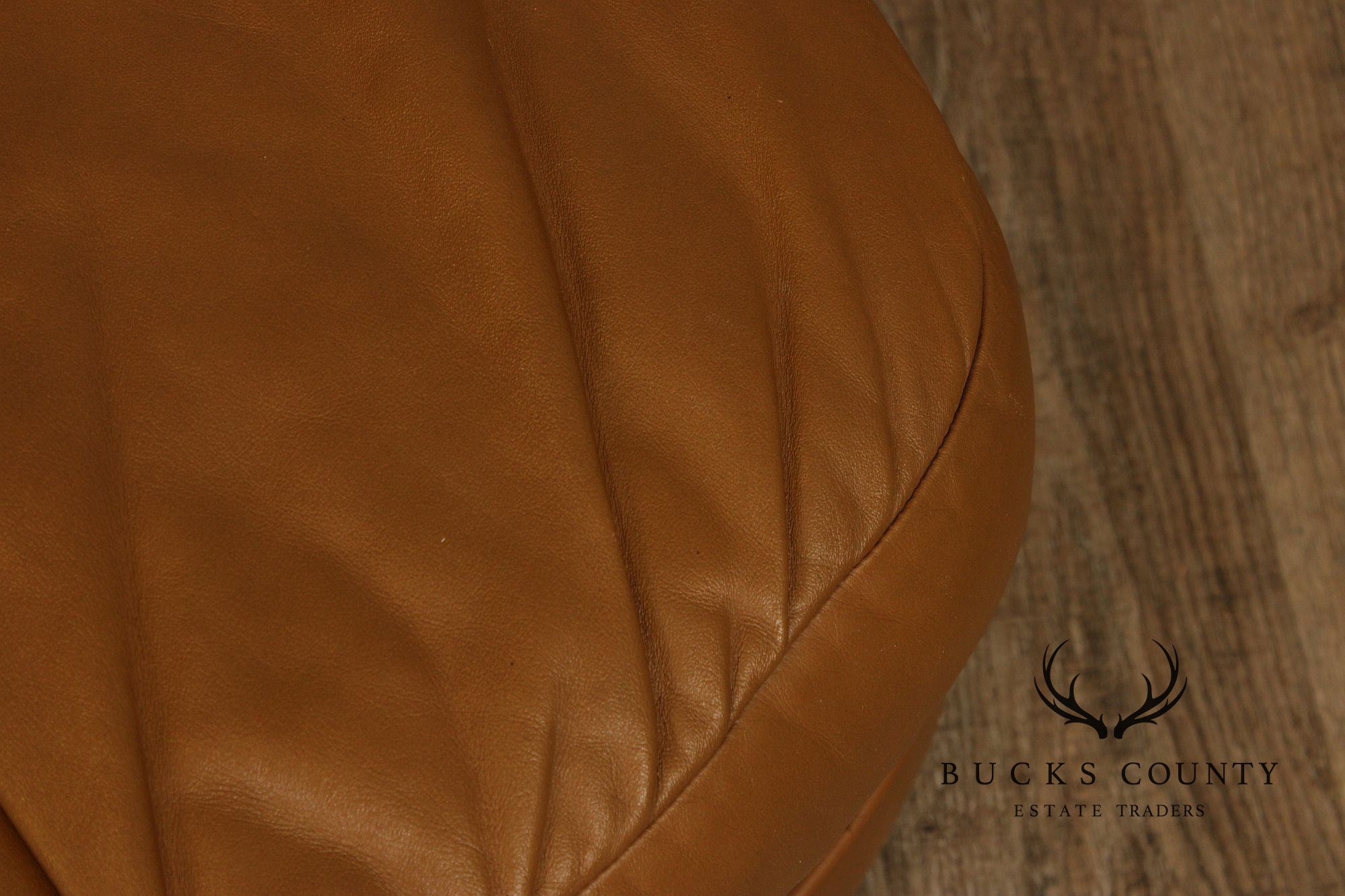 Classic Leather Brown Leather Ottoman