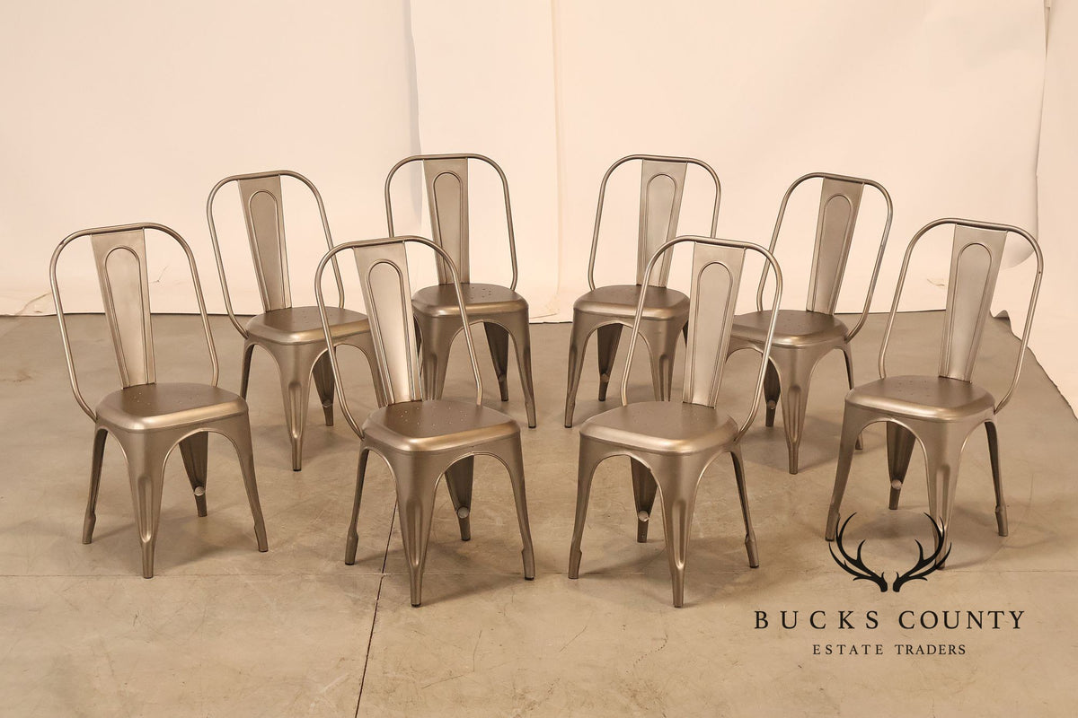 Restoration Hardware Set of Eight 'Remy' Dining Chairs