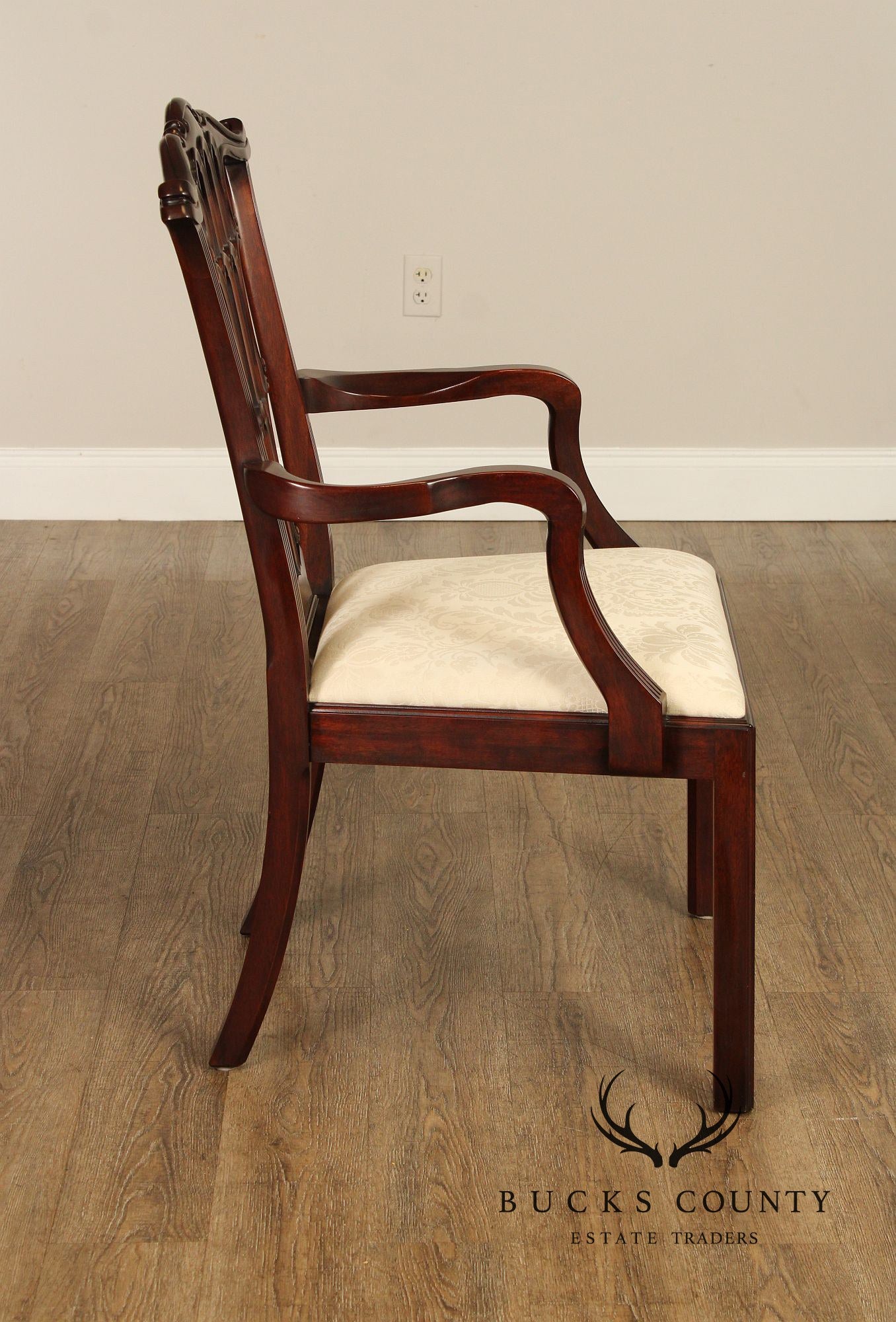 Henkel Harris Georgian Style Set of Six Mahogany Dining Chairs