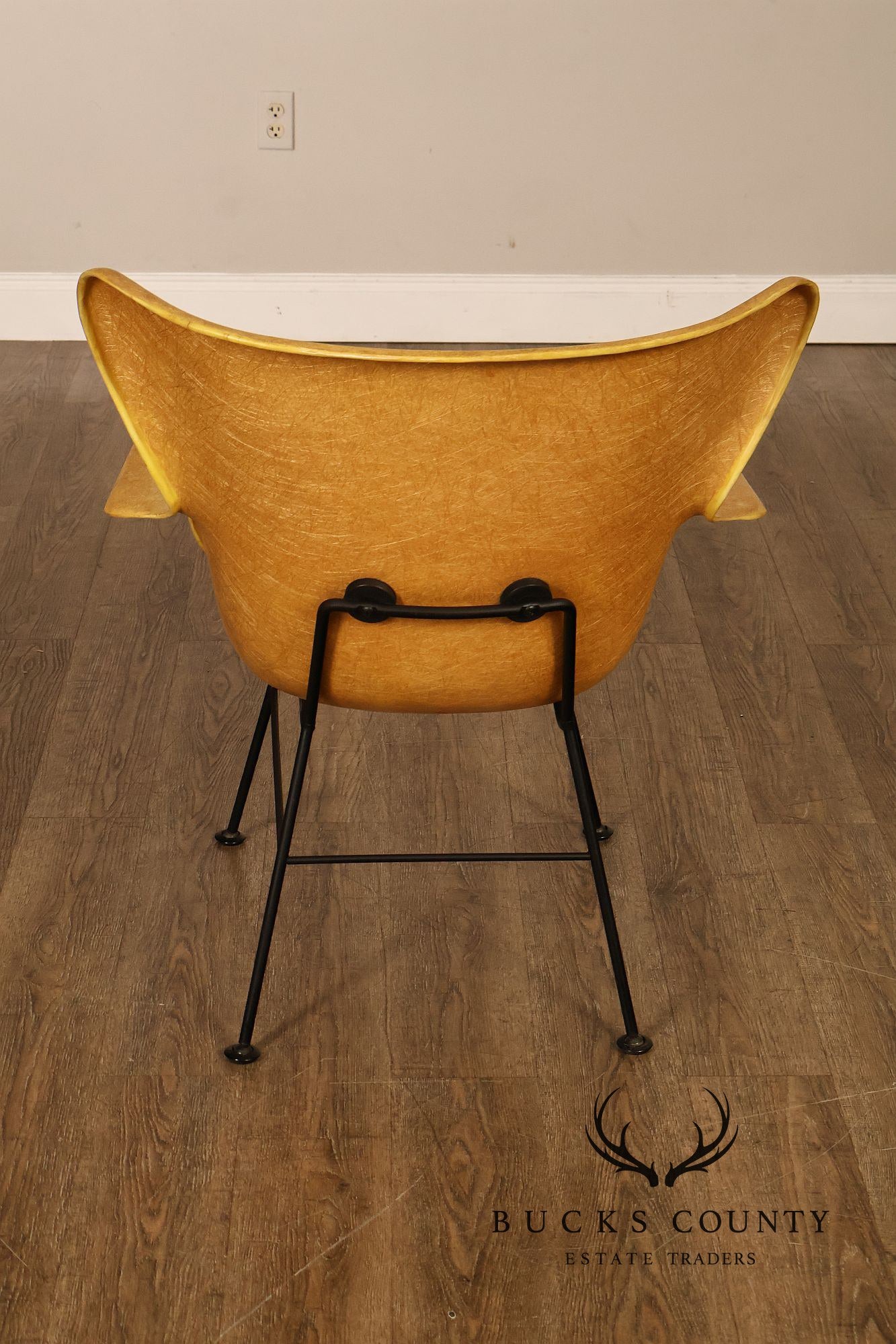 Selig Mid Century Modern 'Peabody' Fiberglass Armchair