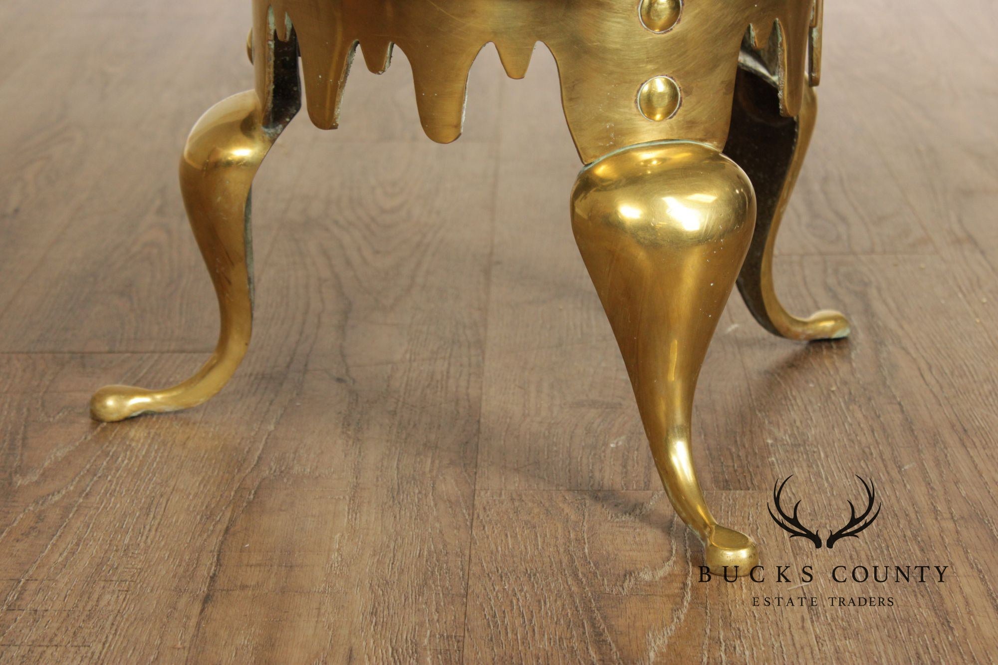 Vintage Brass Kettle Stand