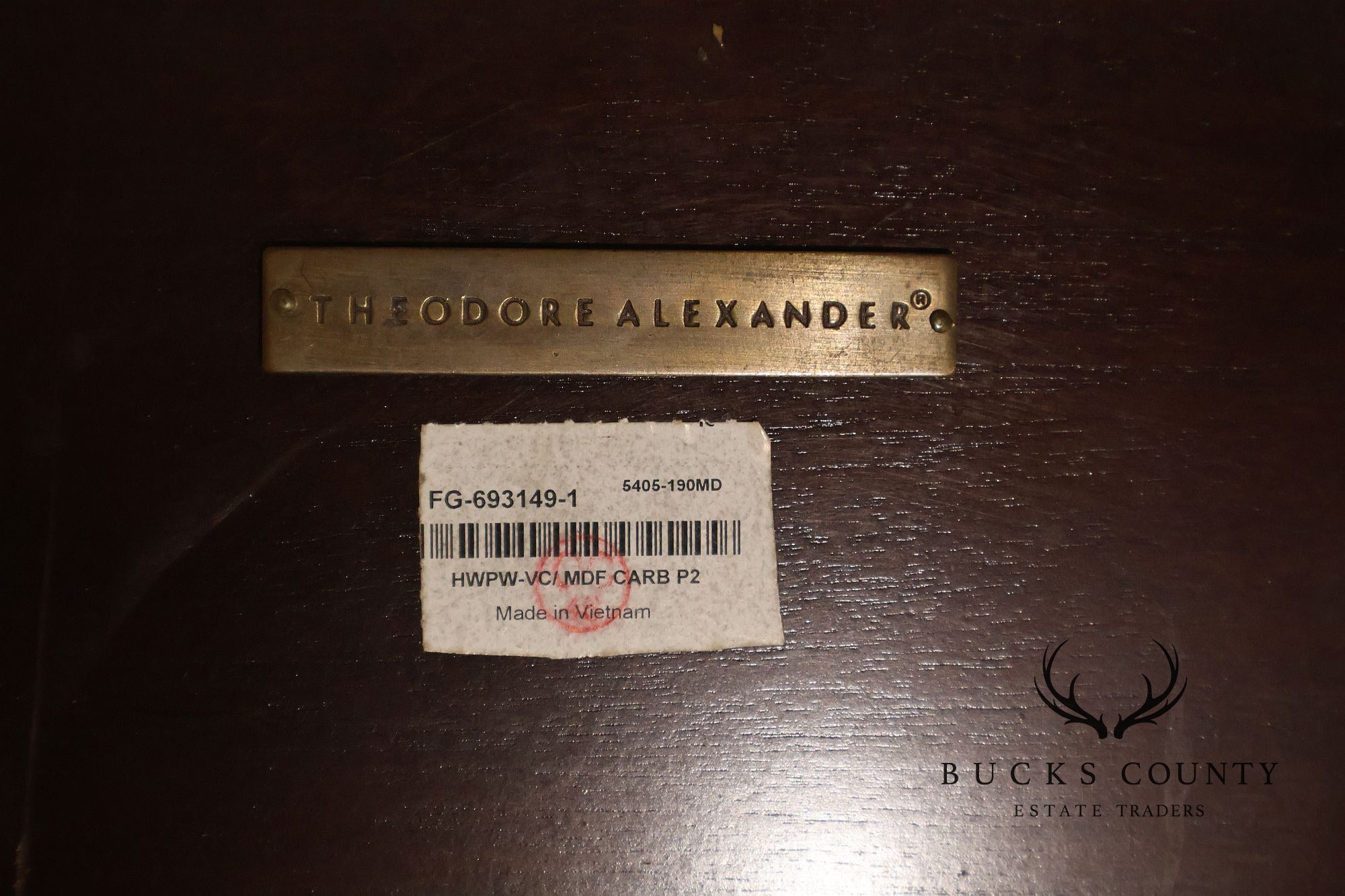 Theodore Alexander Round Pedestal Dining Table