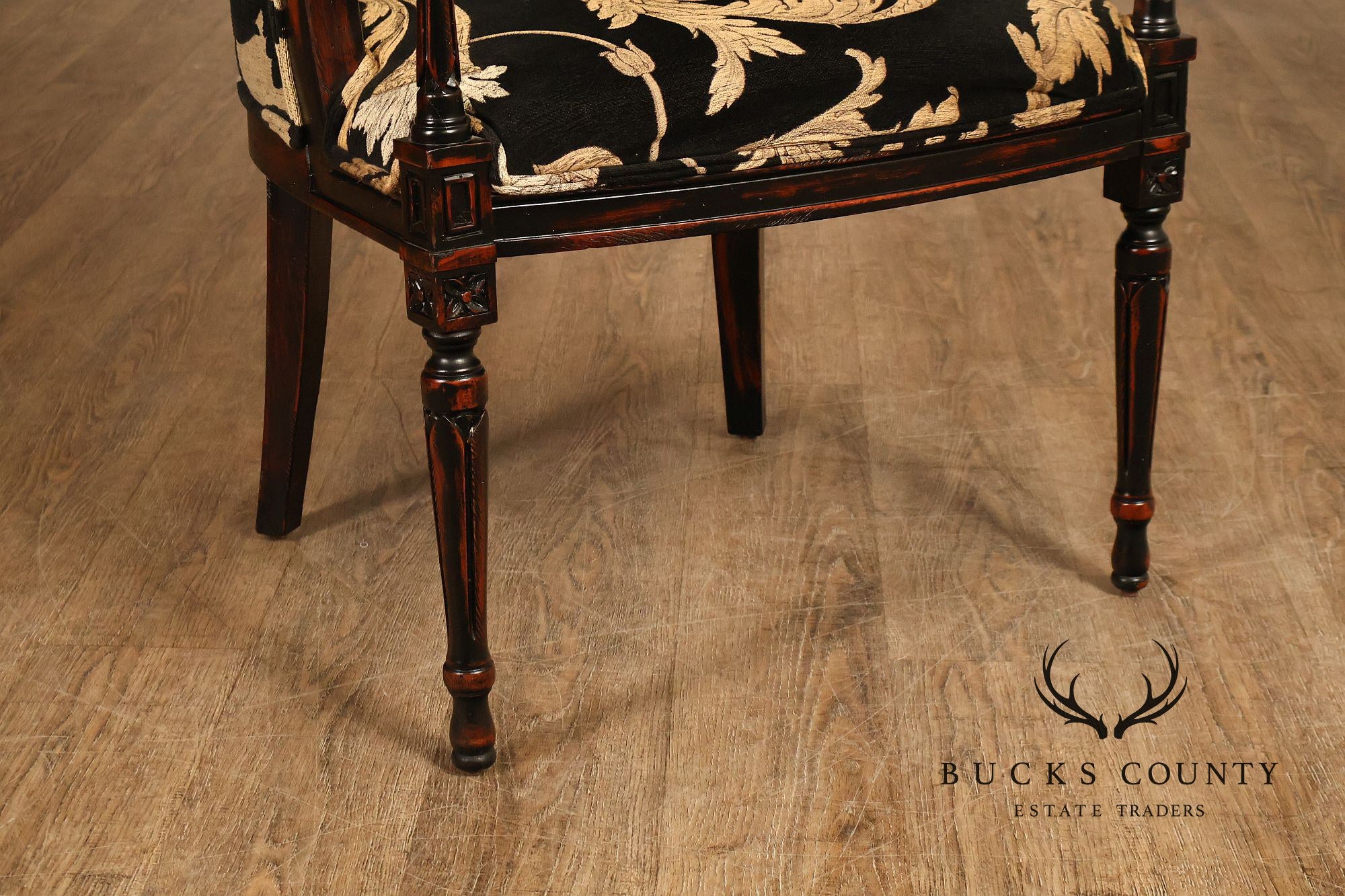 French Louis XVI Style Pair of Armchairs