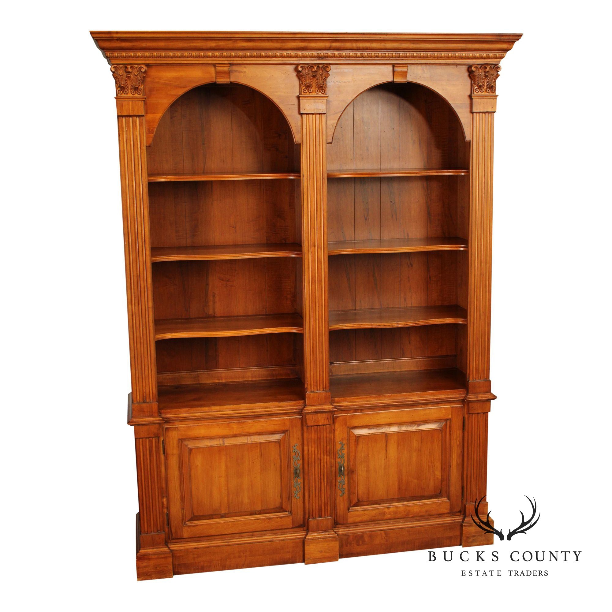 Ethan Allen 'Legacy' Double Bookcase